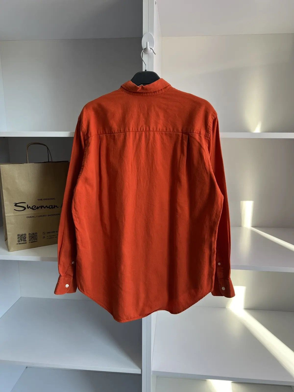 Carhartt × Vintage Vintage Carhartt Orange Denim Button up shirt Size US L / EU 52-54 / 3 - 9 Thumbnail