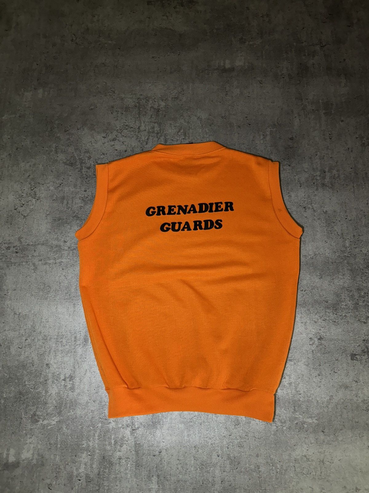 Nike × Vintage Nike 80s vintage tank top sleeveless orange boxy swoosh y2k Size US L / EU 52-54 / 3 - 6 Thumbnail