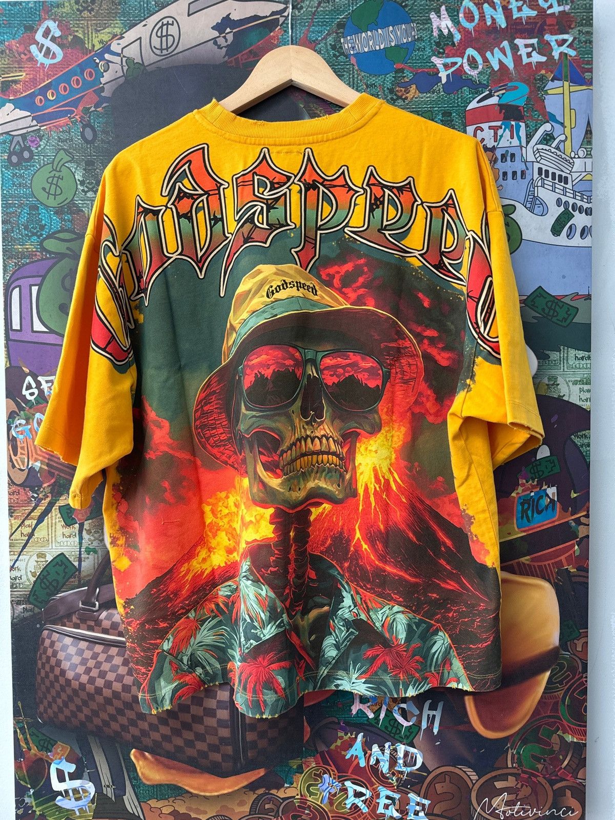 Godspeed Natural Disaster Tee Canary