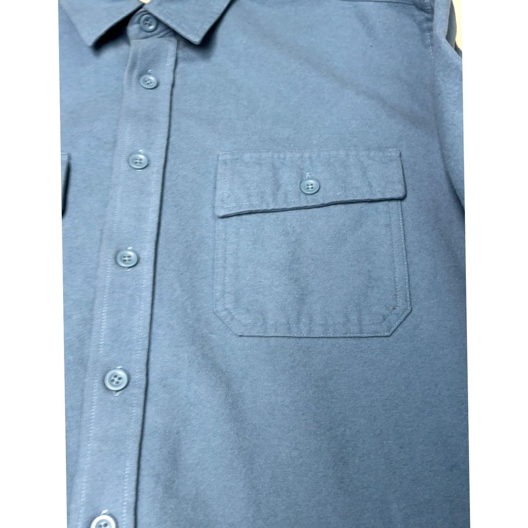 Vintage VINTAGE LL Bean Chamois Cloth Shirt Mens XL Tall Blue Heavyweight Cotton Button Down Size US XL / EU 56 / 4 - 2 Thumbnail