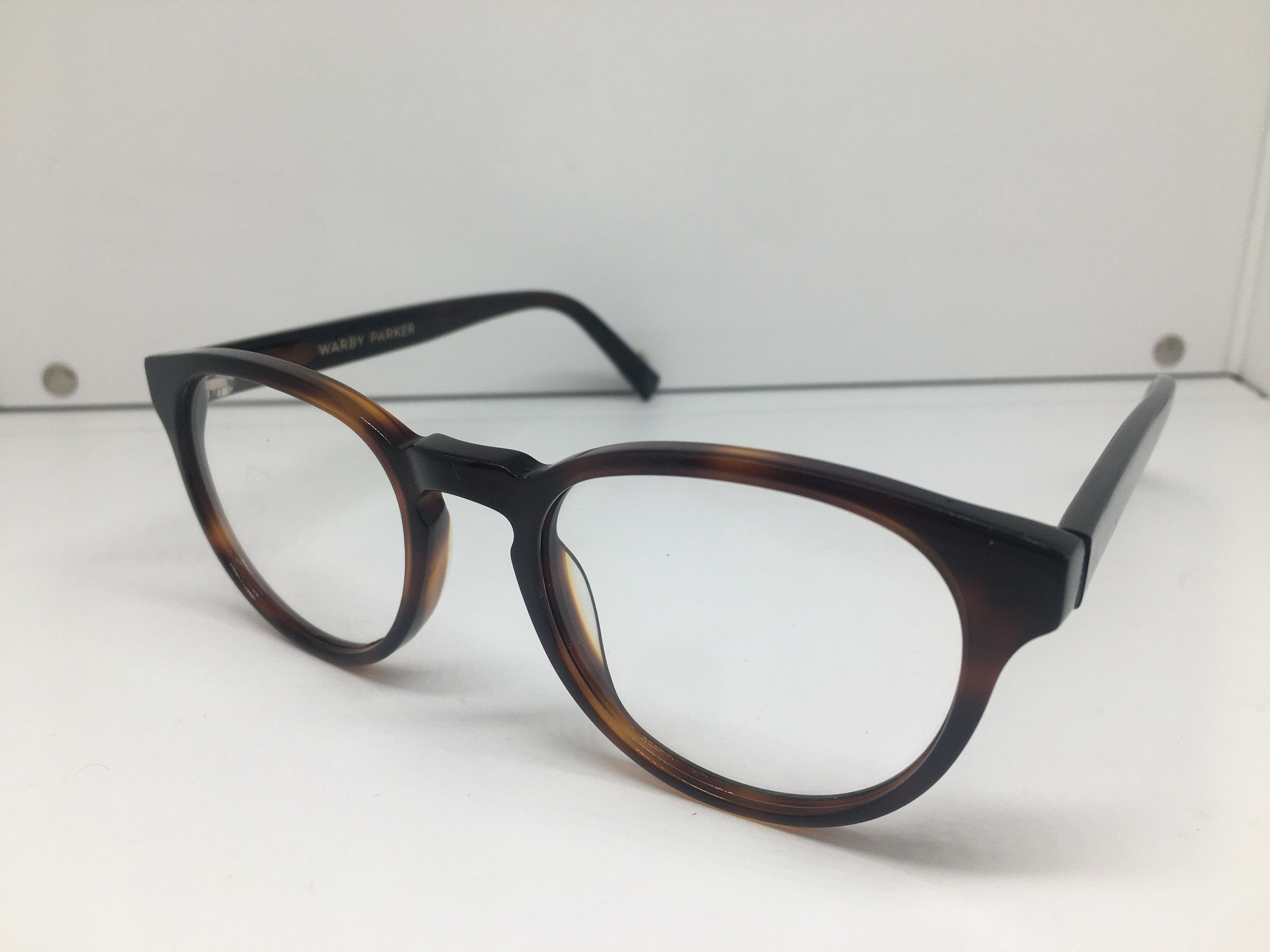 Warby Parker Warby Parker PERCEY 291 Tortoise Keyhole Bridge Eyeglasses Size ONE SIZE - 3 Thumbnail