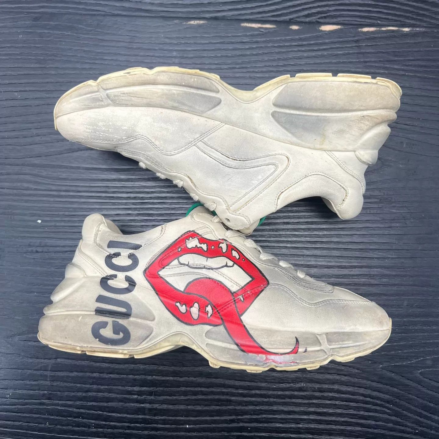 Gucci Gucci Rhyton Distressed Lip 37 Original Box Size US 6.5 / IT 36.5 - 3 Thumbnail