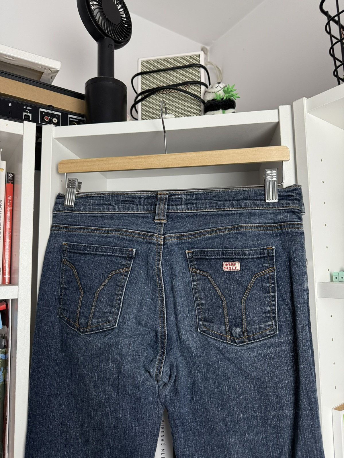 Miss Sixty × Vintage Vintage y2k Miss Sixty Bell bottom wide leg denim pants 29 Size 29" - 7 Thumbnail