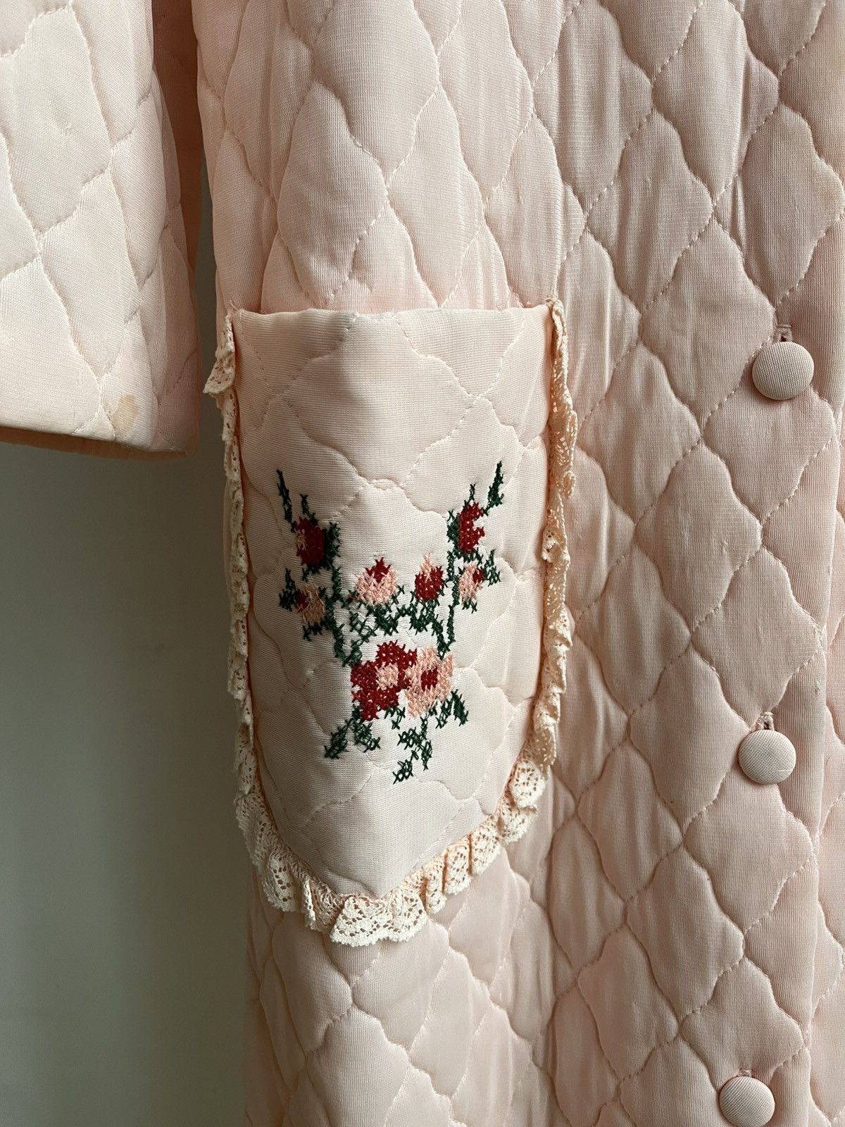 Vintage Baby Pink Coat Size XS / US 0-2 / IT 36-38 - 3 Thumbnail