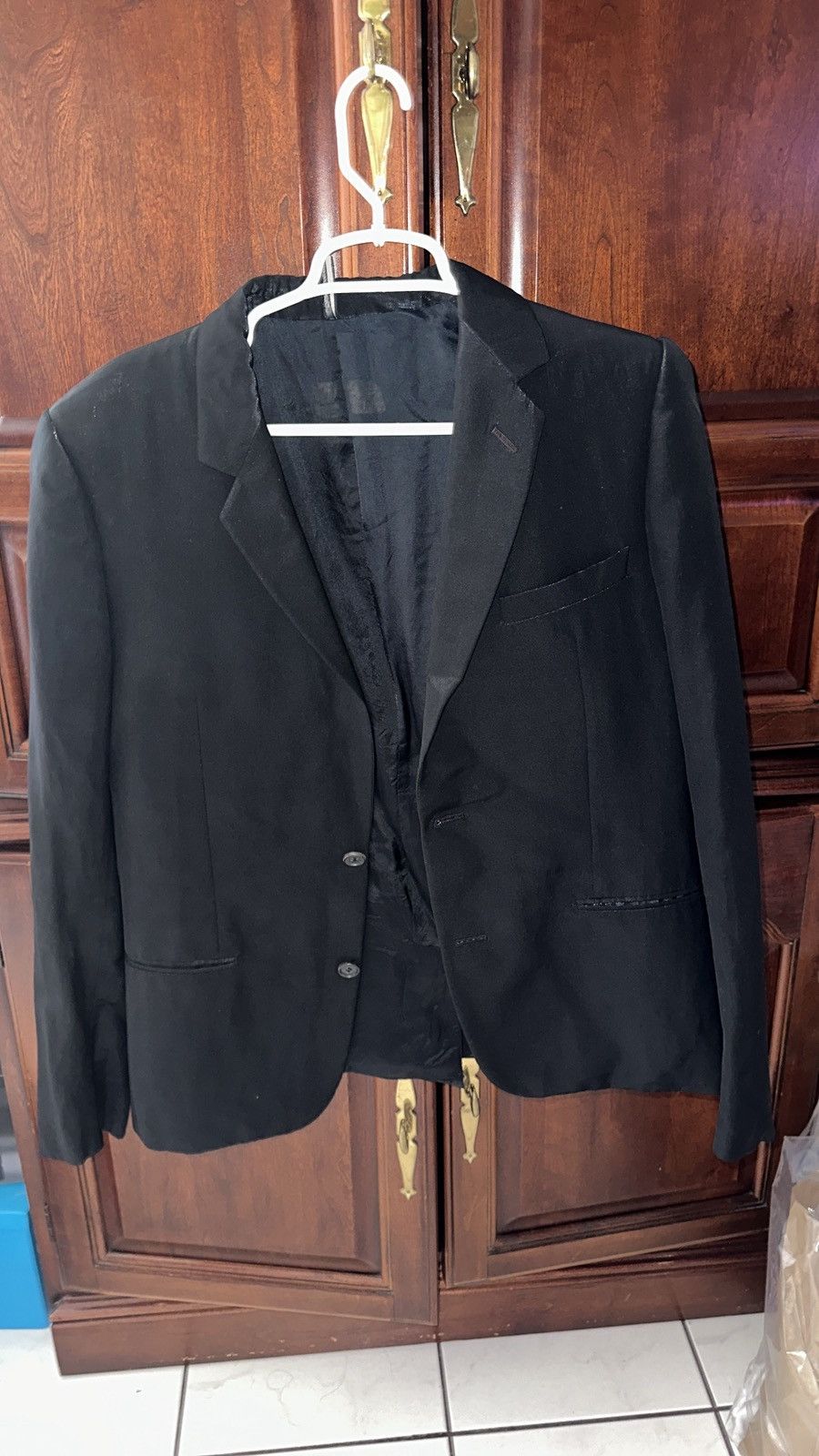 Dior Black Tux Suit and Pants Size 42R - 4 Thumbnail