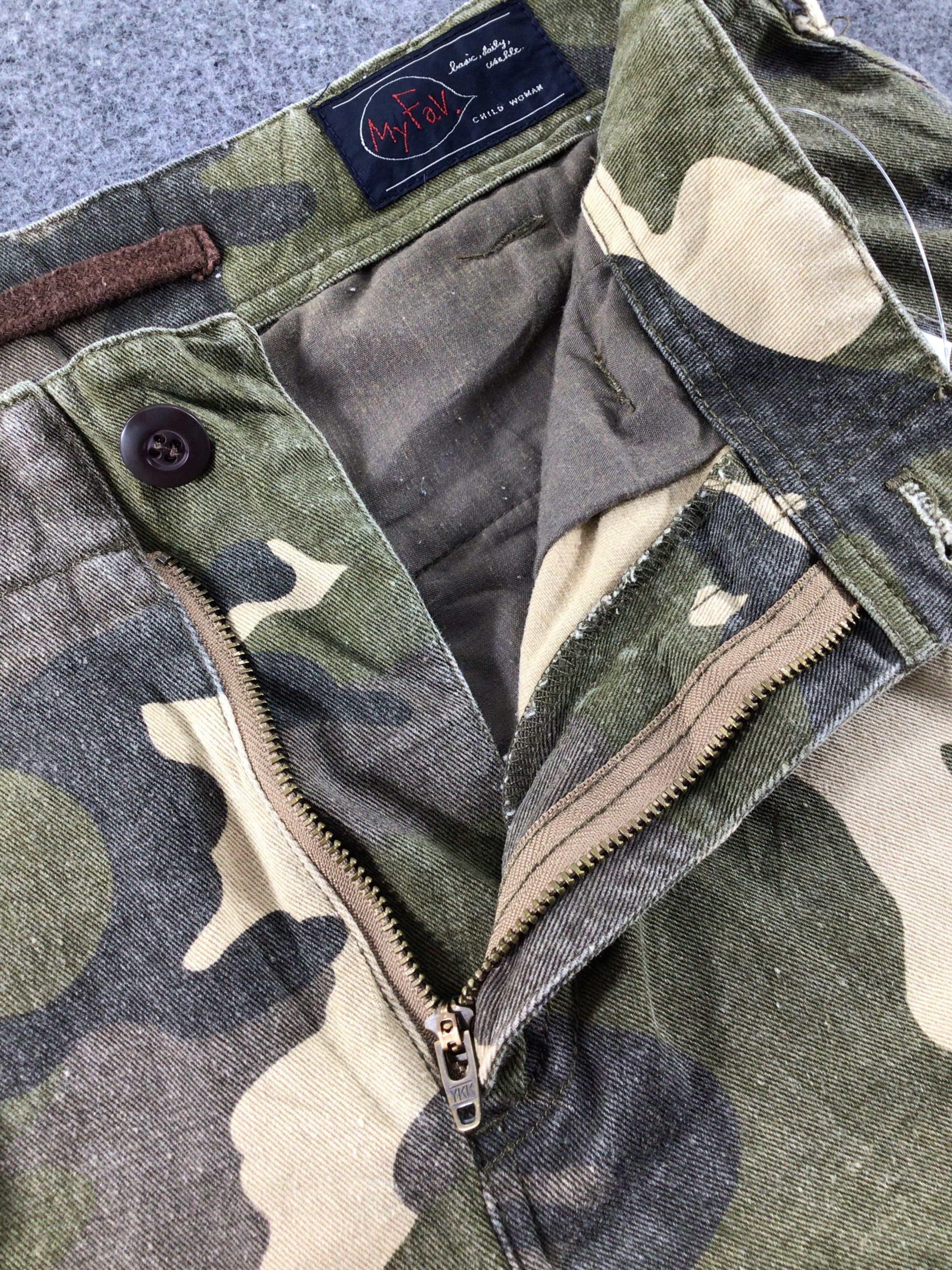 Japanese Brand My Fav Camo Japanase Cargo Pant-J235 Size US 31 - 6 Thumbnail