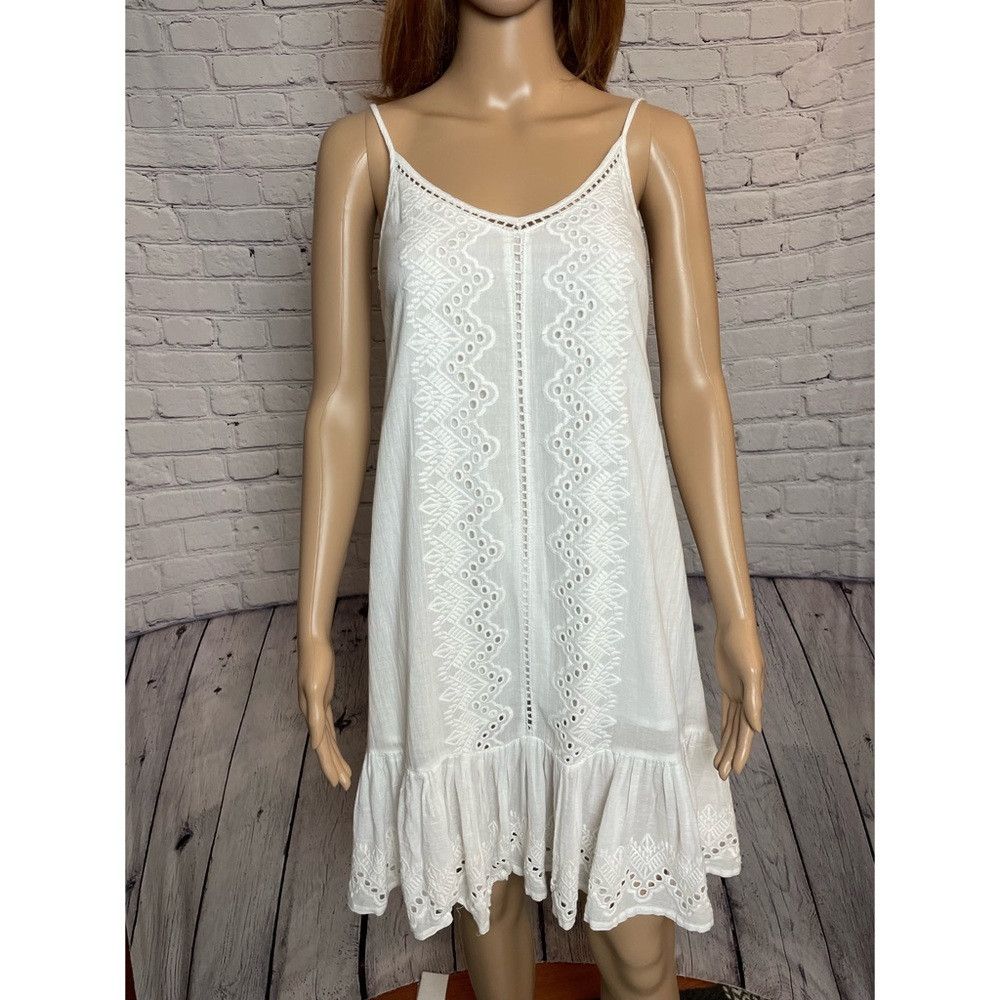 House of Harlow NWT New House of Harlow 1960 White Cotton Embroidered Dress Size XS / US 0-2 / IT 36-38 - 9 Thumbnail