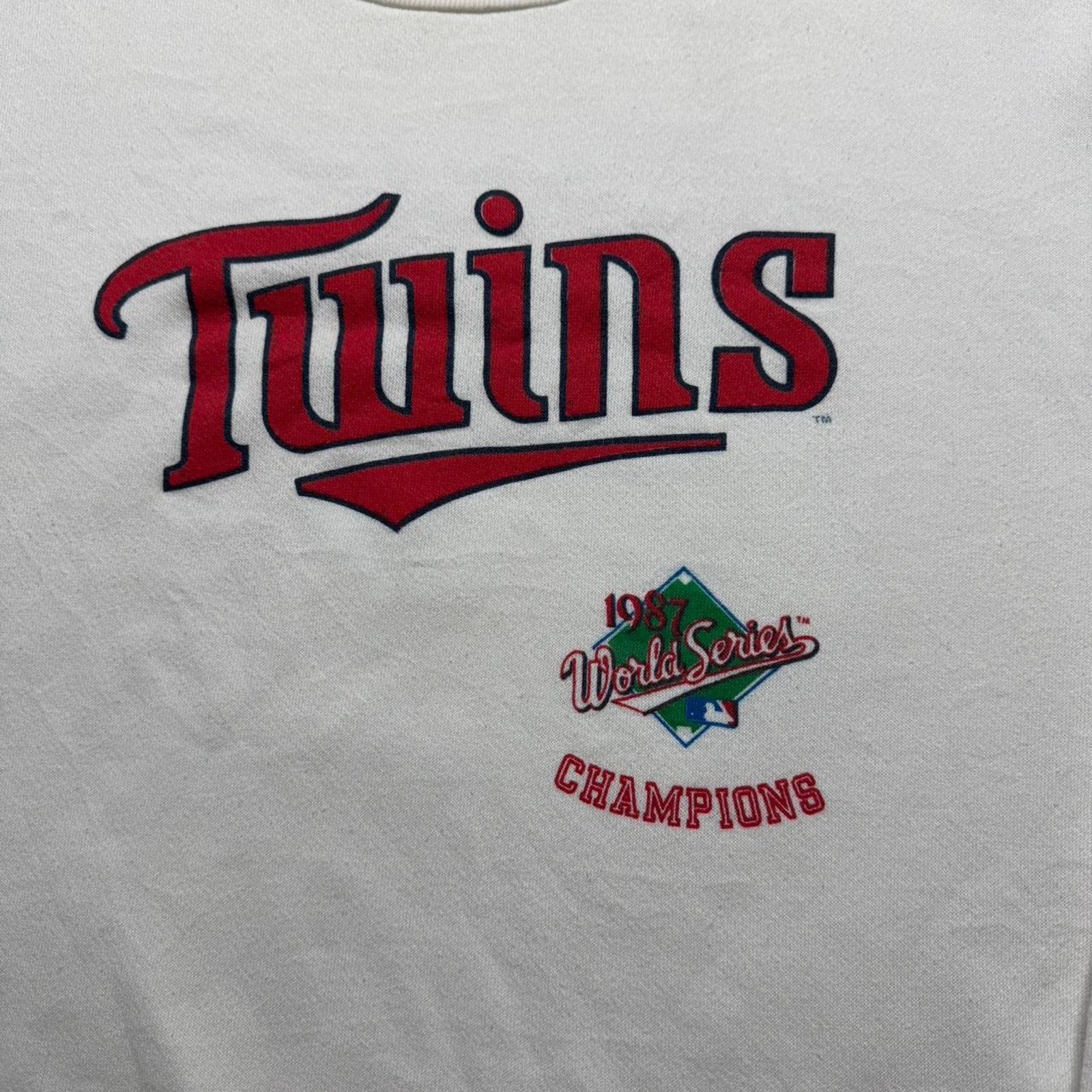 MLB × Vintage Vintage Minnesota Twins World Series Champions Sweatshirt Size US XL / EU 56 / 4 - 3 Thumbnail