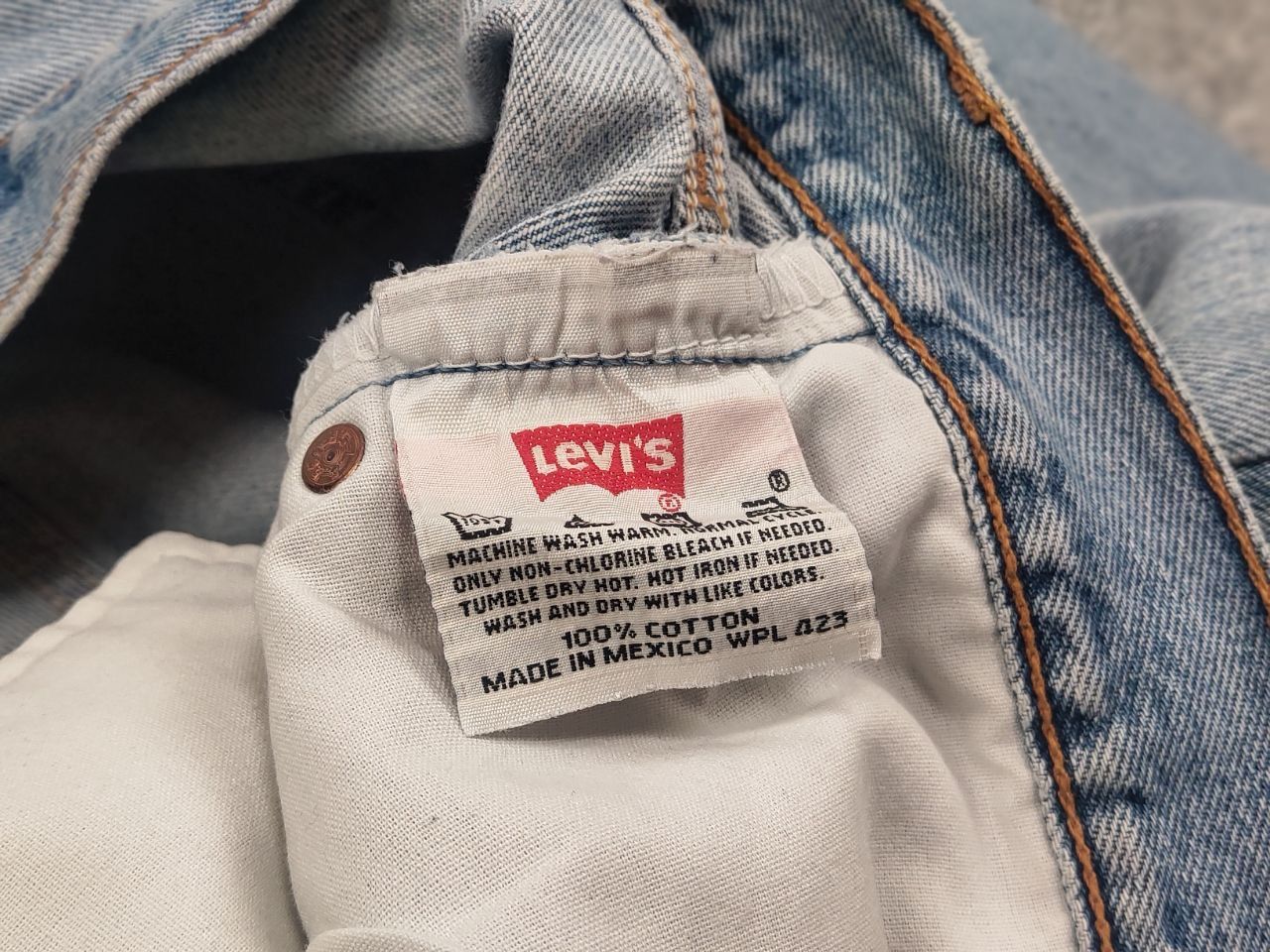 Levi's Rare Vintage 90's levis 501 x Sashiko Patchwork Denim Jeans Size US 36 / EU 52 - 17 Thumbnail