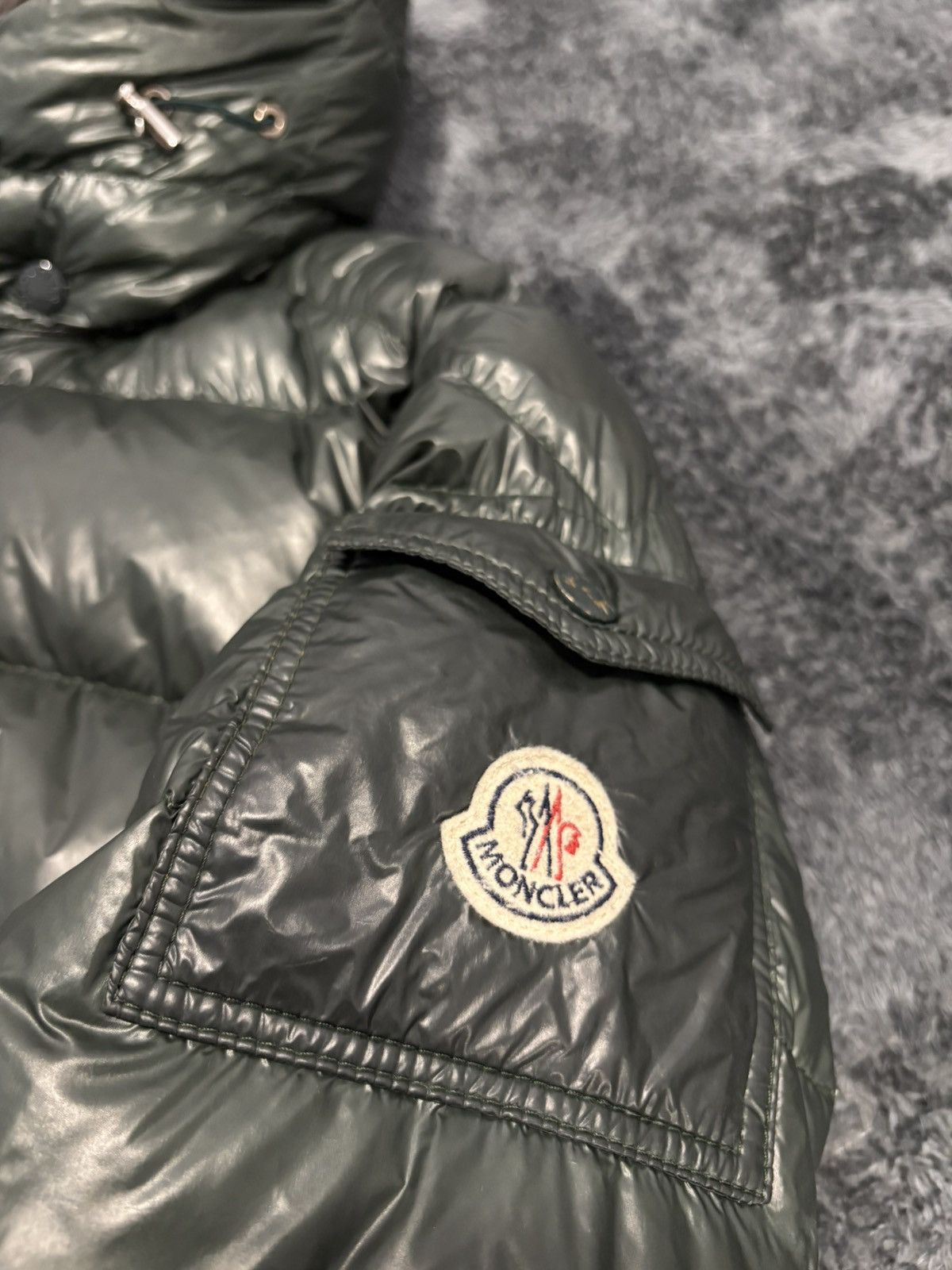 Moncler Moncler Zin Giubotto Down Jacket Rare Green Color Size US S / EU 44-46 / 1 - 7 Thumbnail