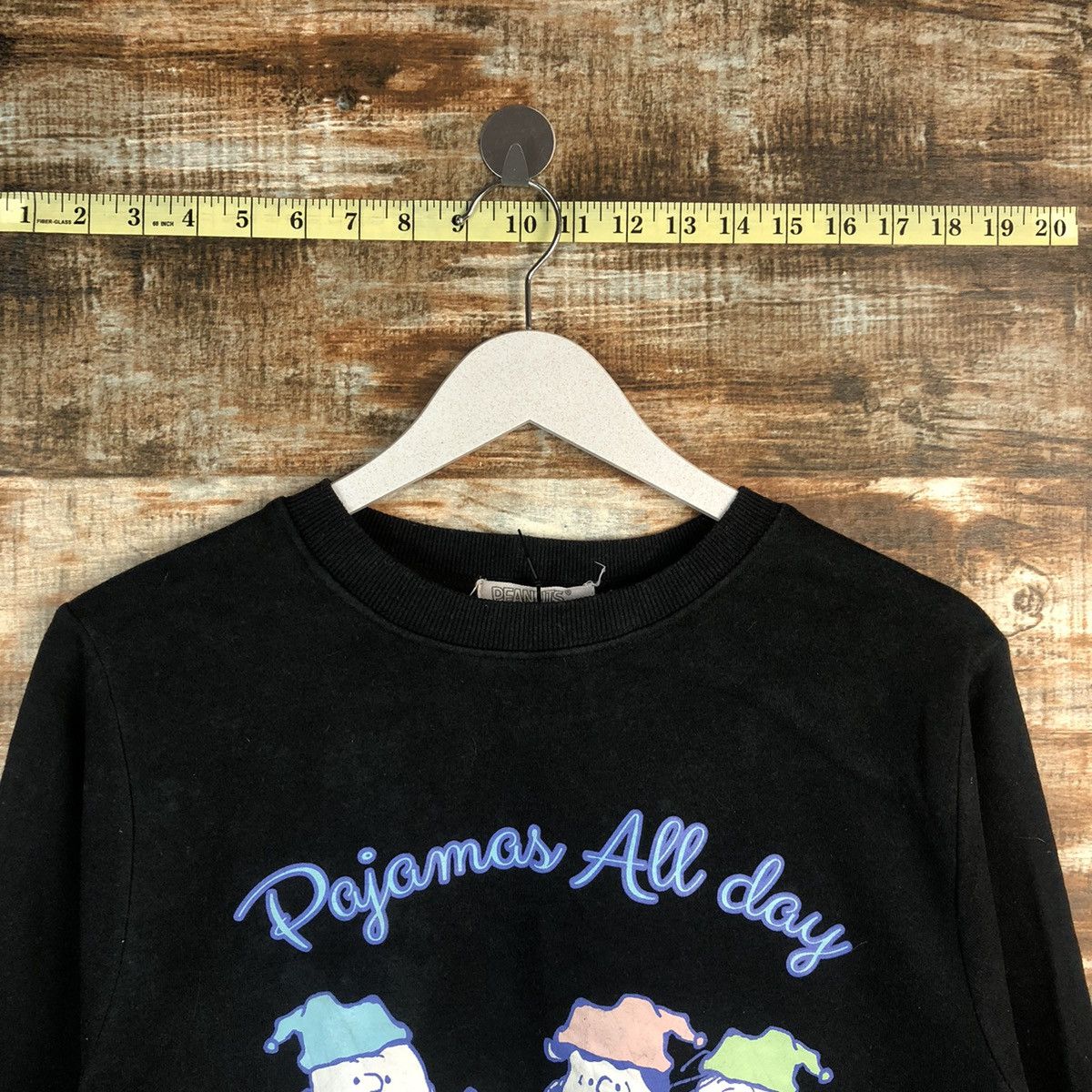 Peanuts Peanuts cartoon Black Sweatshirt #A1782 Size S / US 4 / IT 40 - 4 Thumbnail