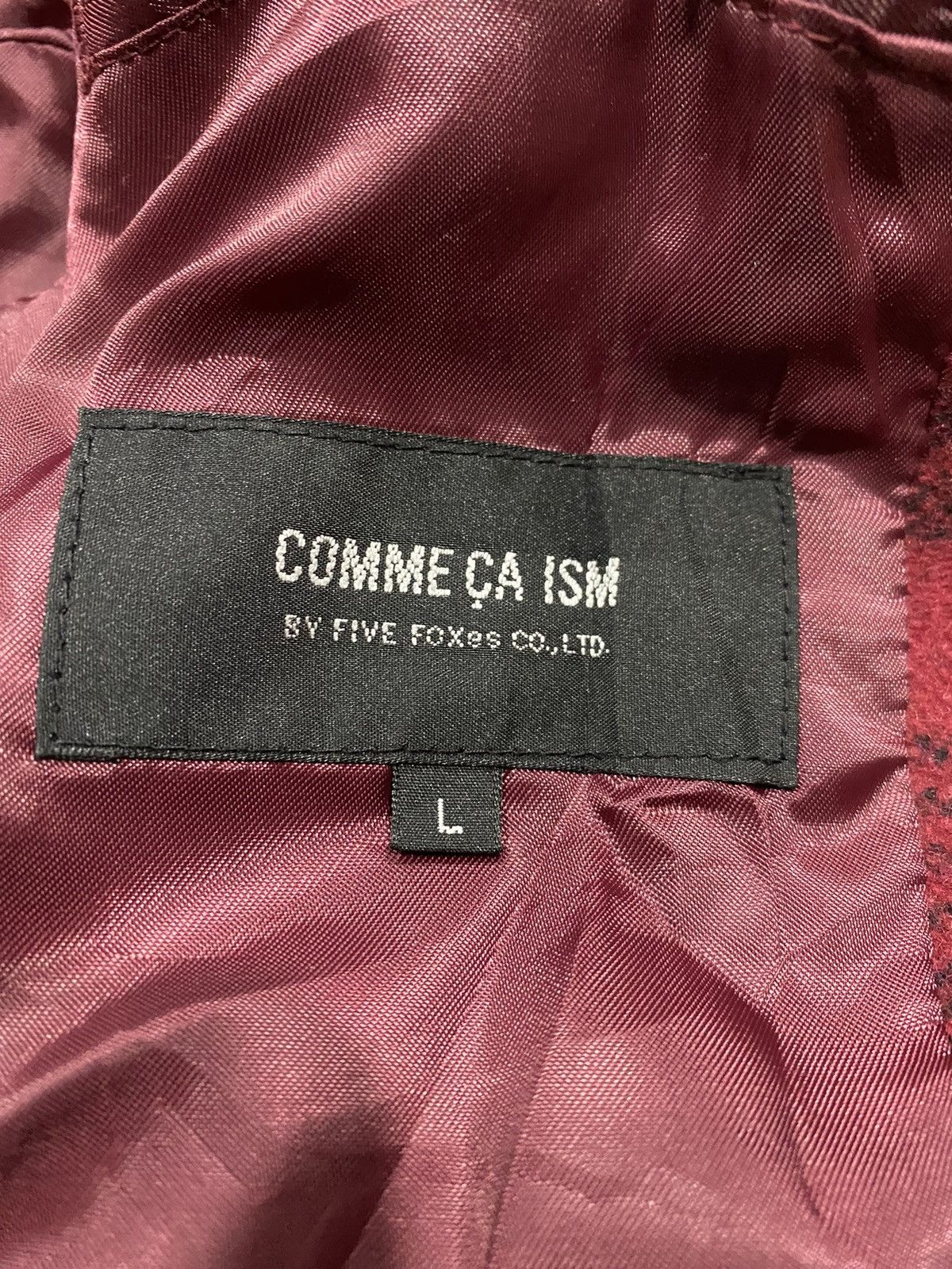 Comme Ca Ism COMME CA ISM CASUAL JACKET WITH HOODIES PLAID Size US L / EU 52-54 / 3 - 7 Thumbnail