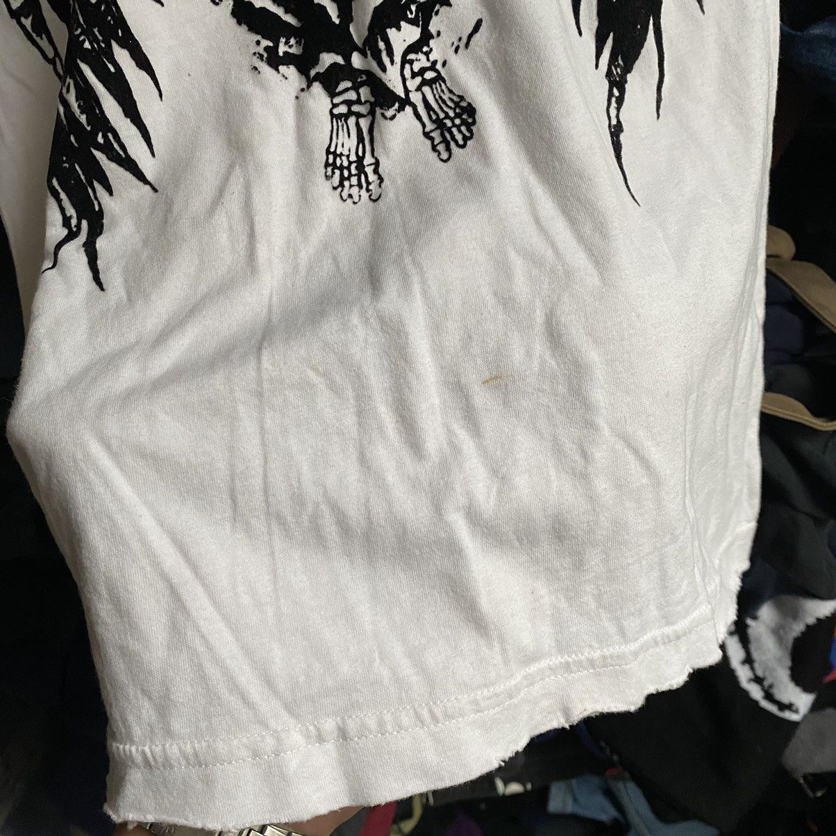 Affliction RARE AFFLICTION X BLACK SABBATH SKELETON SKINNY T SHIRT Size US S / EU 44-46 / 1 - 5 Thumbnail