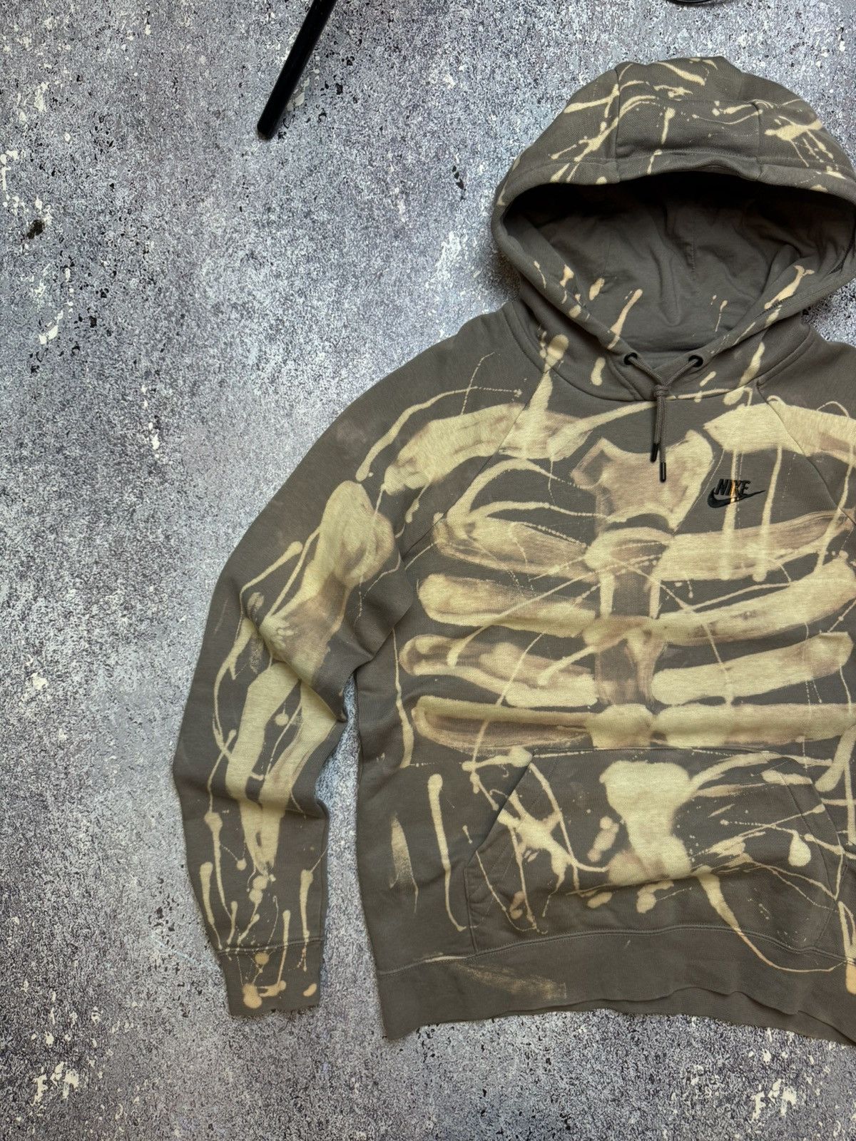 Nike CRAZY CUSTOM NIKE SKELETON TIE DYE HOODIE Size M / US 6-8 / IT 42-44 - 3 Thumbnail