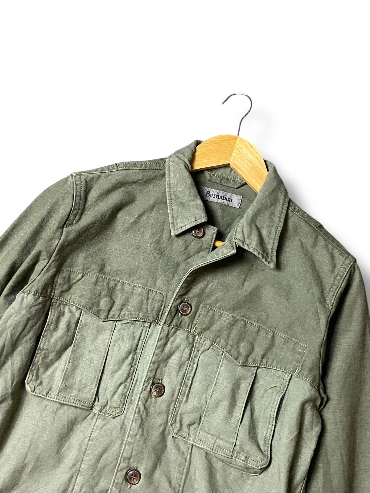Japanese Brand × Vintage BERNABEU Brand Military Style Jacket (126) Size US M / EU 48-50 / 2 - 5 Thumbnail