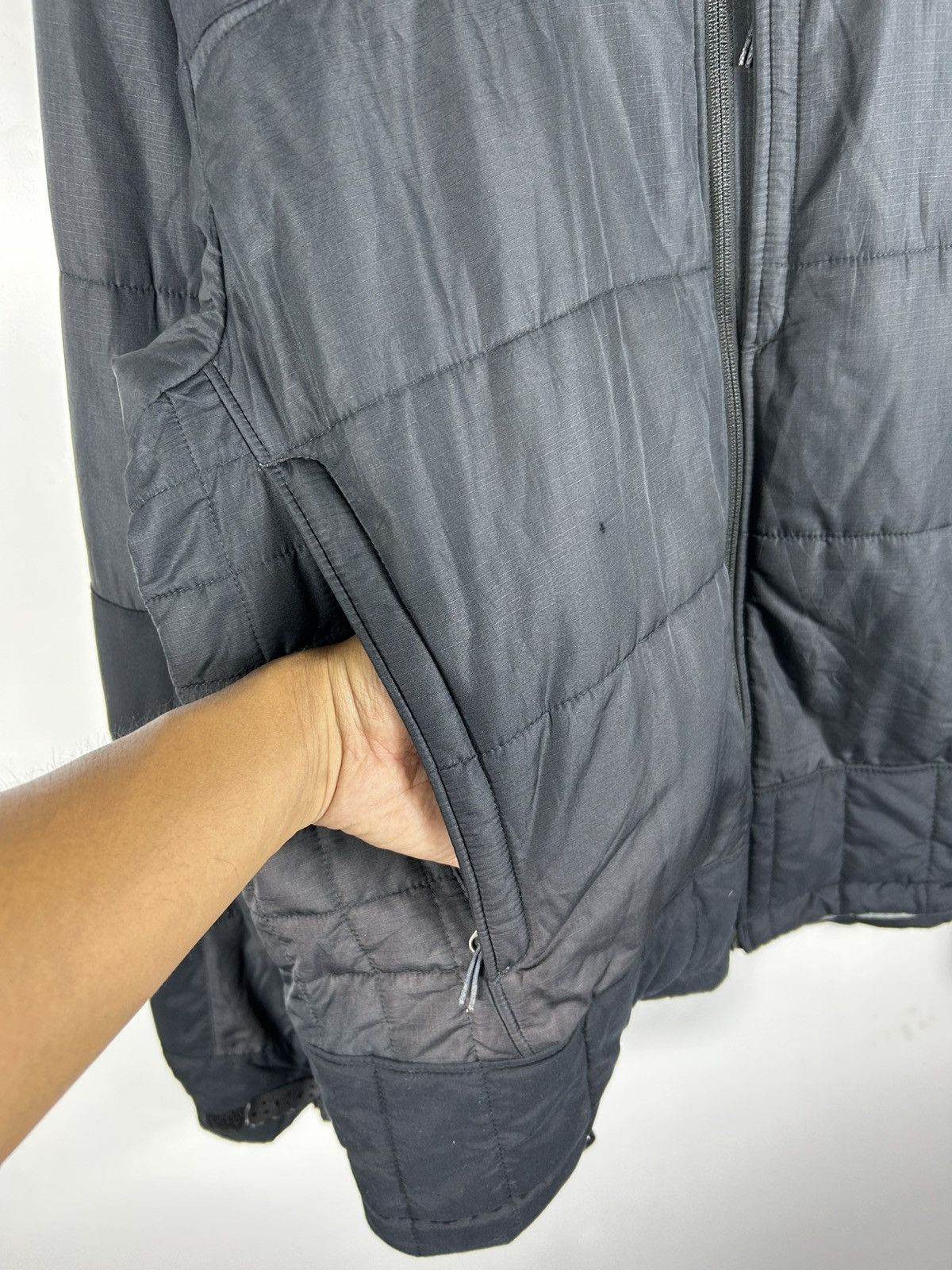 Patagonia × Vintage ⚡️Vintage Patagonia Hooded Nylon Puffer Style Jacket Size US L / EU 52-54 / 3 - 9 Thumbnail
