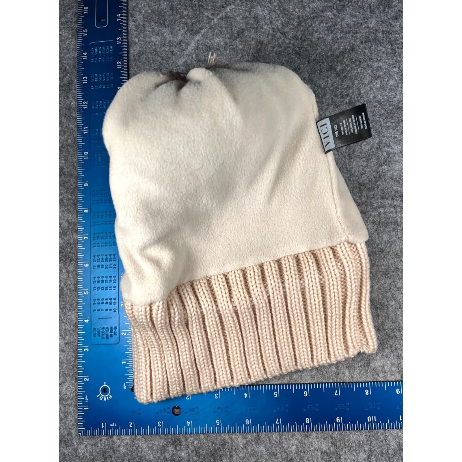 Pinko Vici Beanie Toque Women One Size Pink Blue Fair Isle Knit Acrylic Lined Ski Pom Size ONE SIZE - 5 Thumbnail