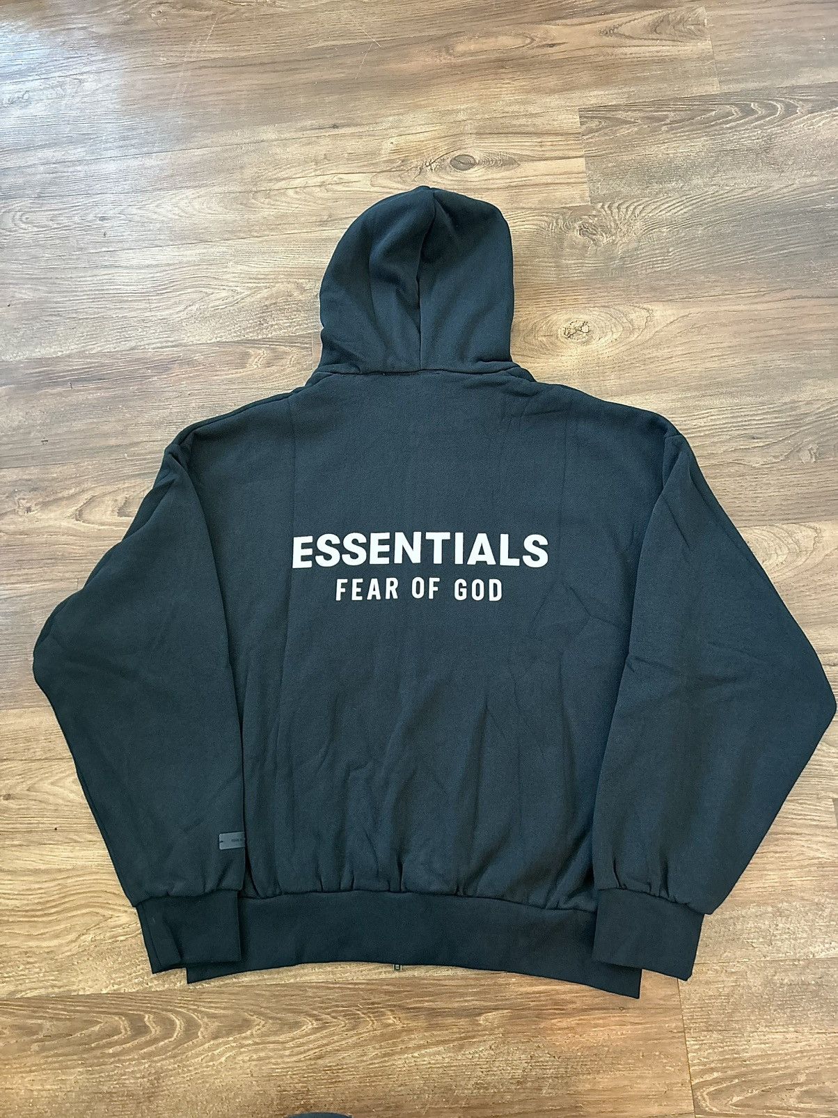 Fear of God Authentic Fear of God Essentials Jet Black Hoodie SS25 Sz S Size US S / EU 44-46 / 1 - 8 Thumbnail