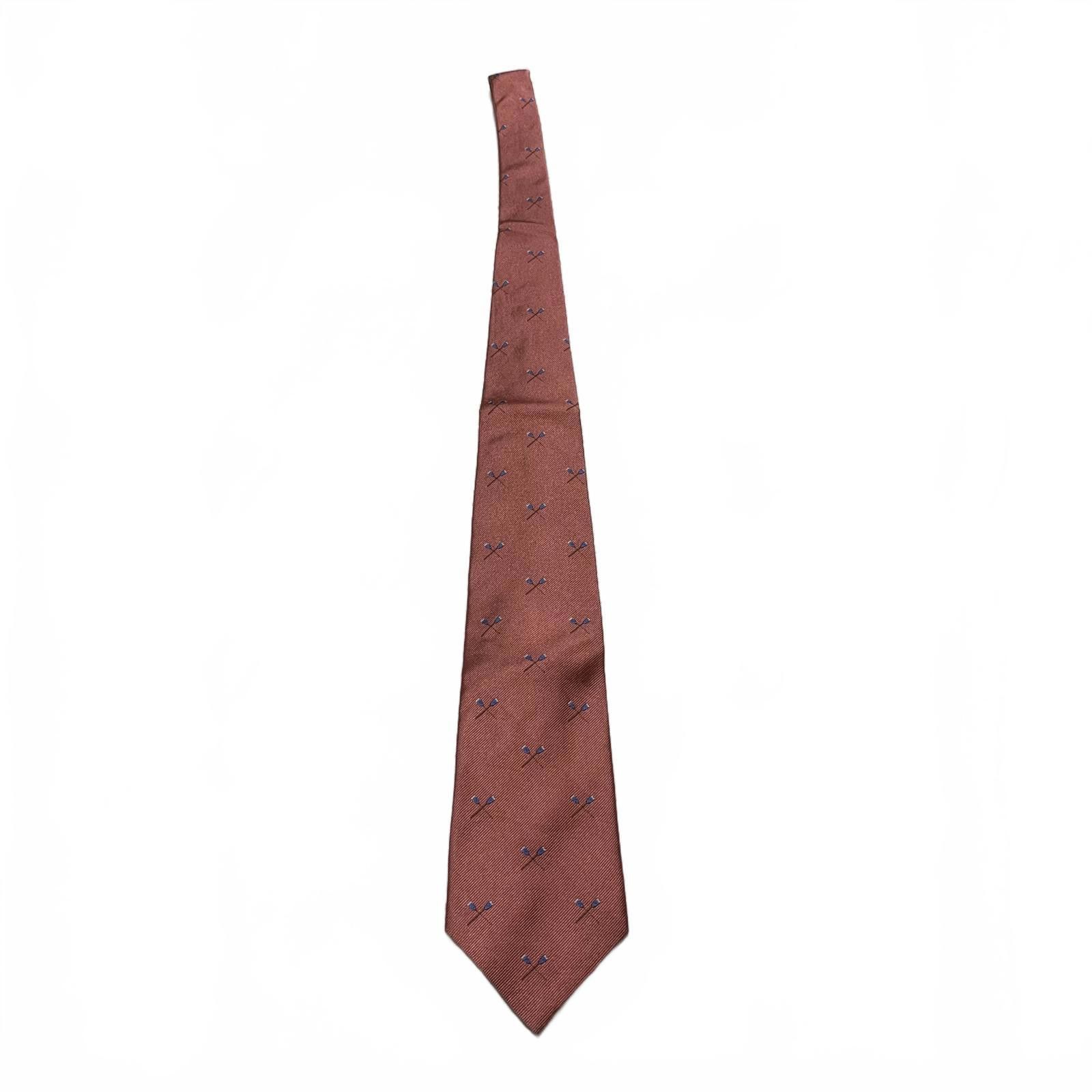 Brooks Brothers Brooks Brothers Men's OSFA Dusty Rose Silk Tie Size ONE SIZE - 10 Thumbnail