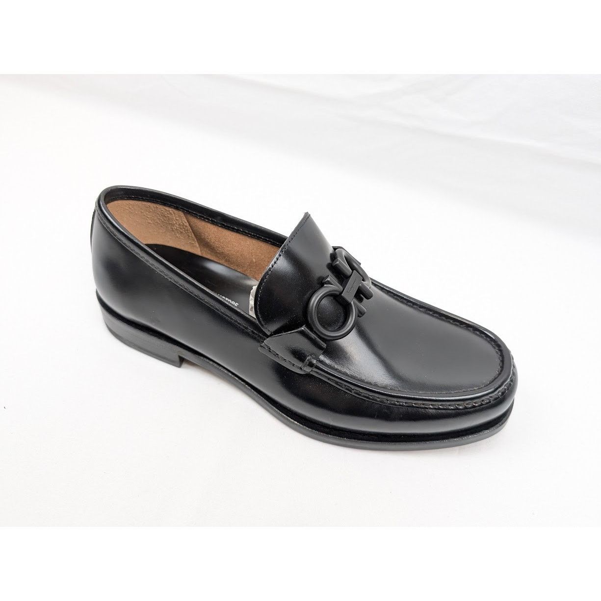 Salvatore Ferragamo o1rshd1 Rolo 10 Loafers Shoes in Nero Size US 7 / EU 40 - 2 Thumbnail