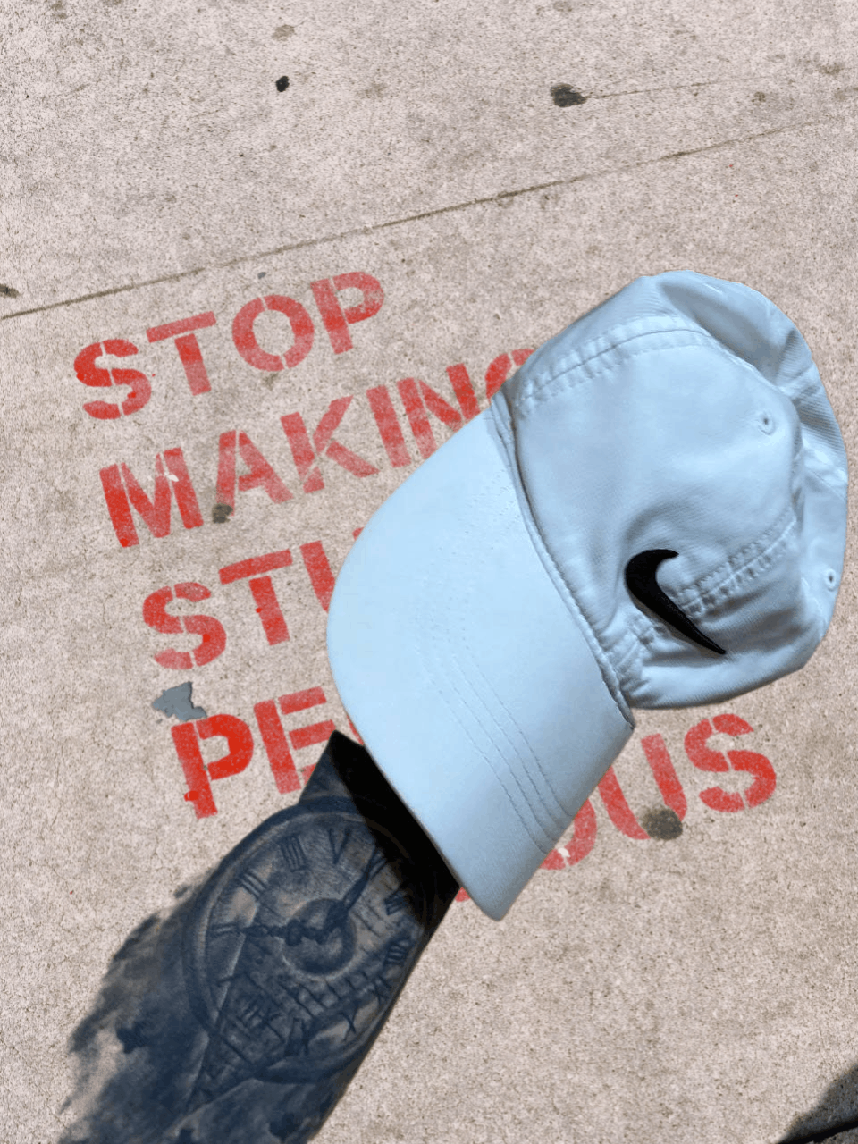 Nike Cap logo center NIKE Vintage Hats White one size Size ONE SIZE - 1 Thumbnail