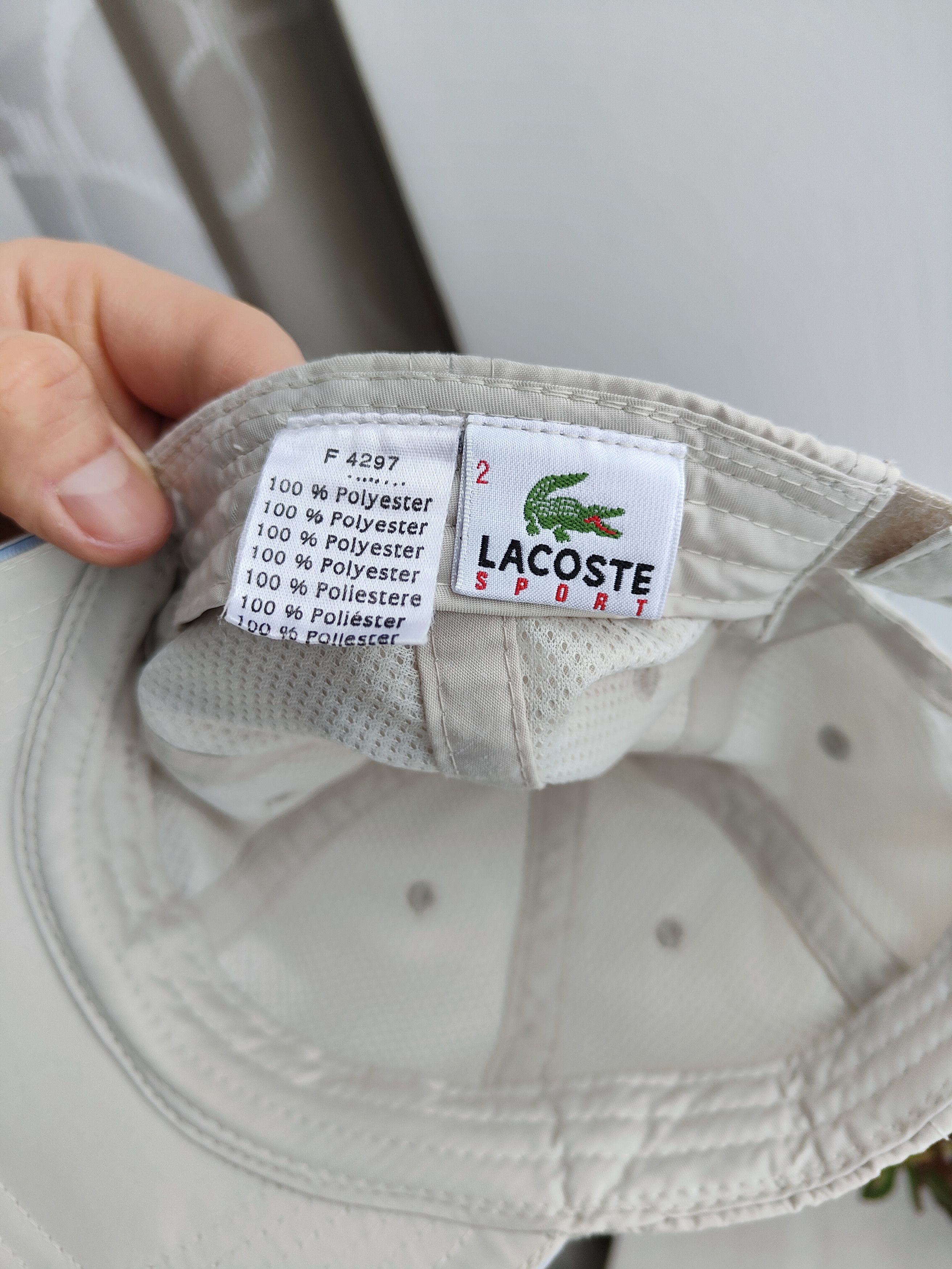 Lacoste Vintage Lacoste Baseball Cap Metal Logo Unisex Lacoste Size ONE SIZE - 5 Thumbnail