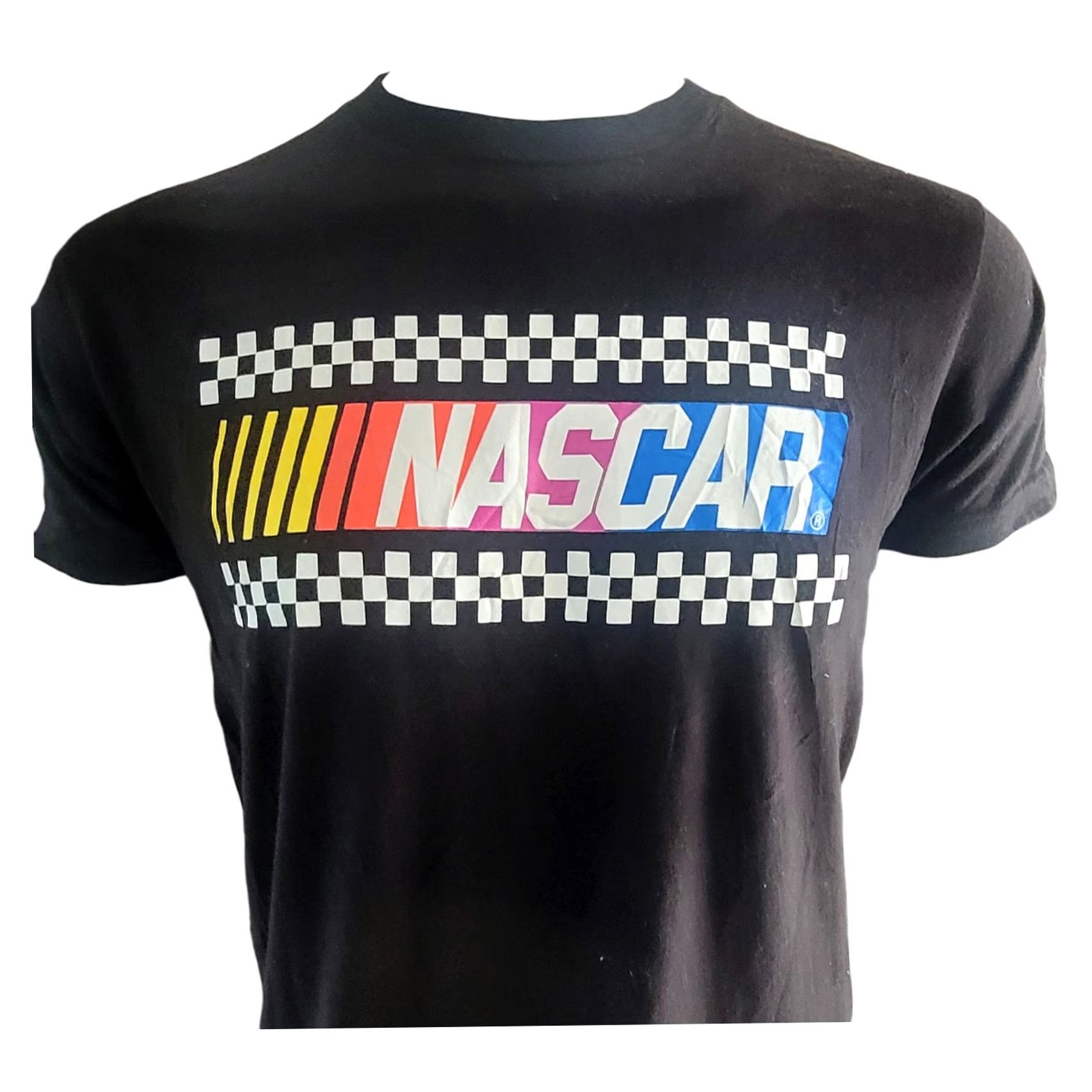 NASCAR NASCAR Black Checkered Flag T-Shirt NASCAR Shirt, Men’s, M, Black, Short Sleeve, Graphic Print, Official Licensed Size US M / EU 48-50 / 2 - 3 Thumbnail