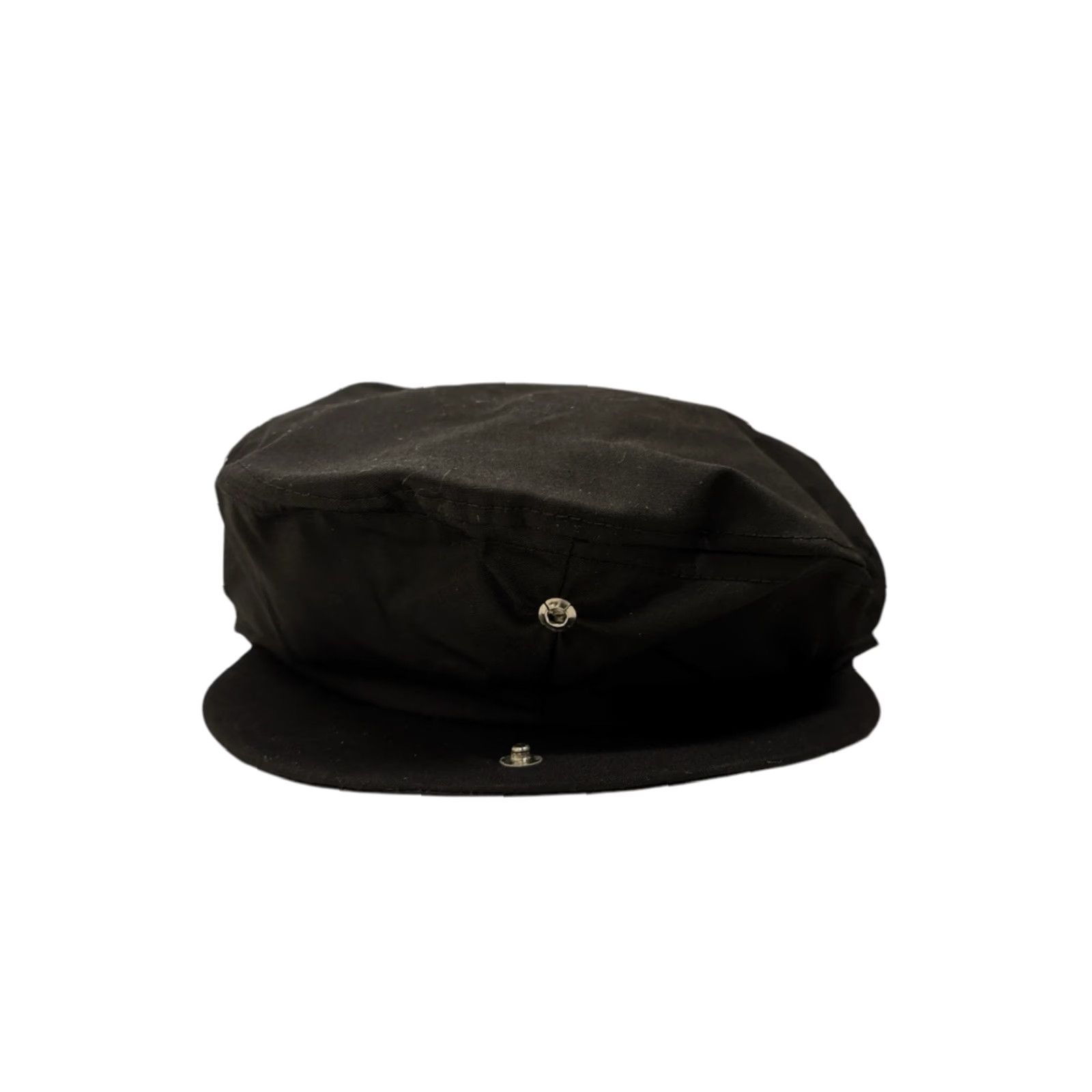 Vintage VINTAGE cabbie drivers flat cap hat Mens Large Black 90s deadstock NWOT Made in USA Size ONE SIZE - 3 Thumbnail
