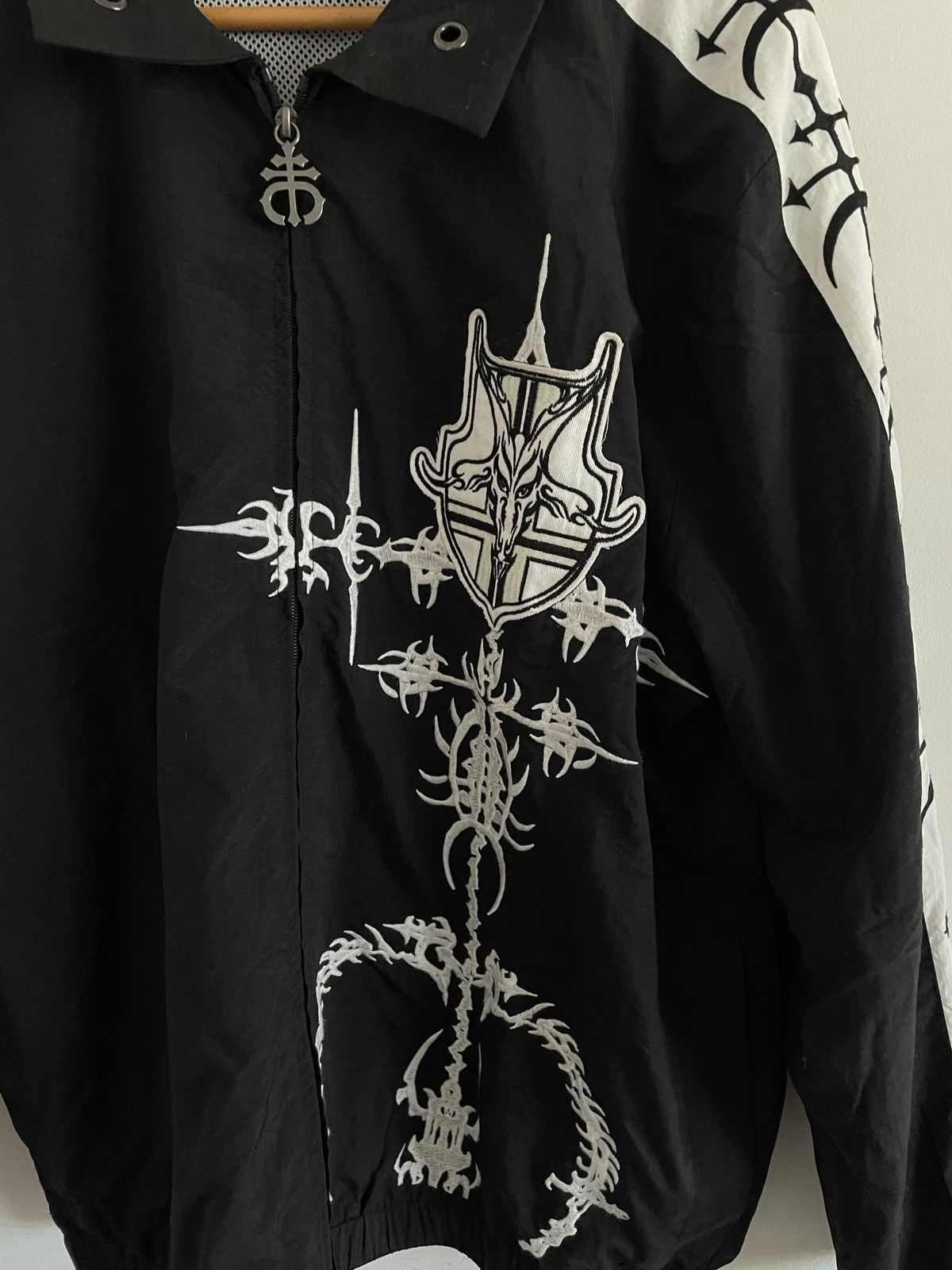 Drop Dead Clothing EMBROIDERED 2 LAYER NYLON JACKET Size US L / EU 52-54 / 3 - 6 Thumbnail