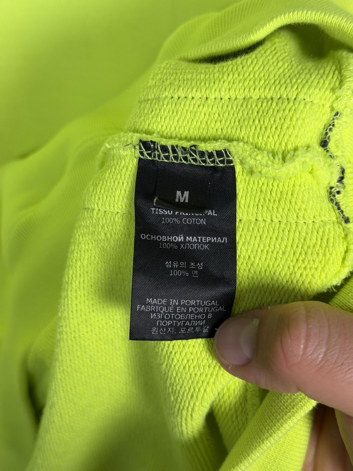 Vetements *RARE* VETEMENTS RUN TAPE LOGO OVERSIZED SWEATER HOODIE Size US M / EU 48-50 / 2 - 9 Thumbnail