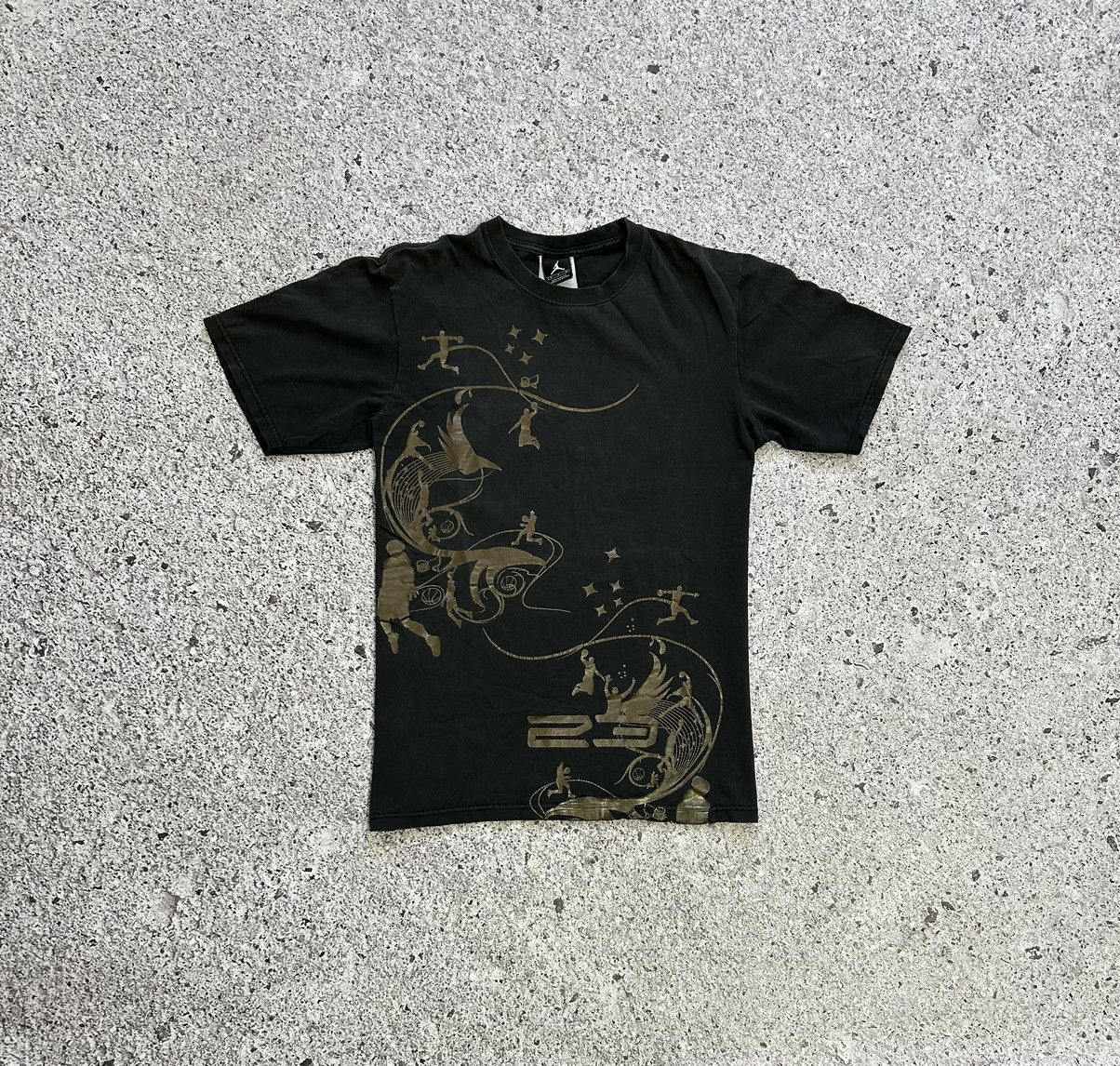 Jordan Brand × Nike × Vintage Vintage 90’s Nike Jordan 23 Logo Retro Rare T-Shirt Y2K Hype Size US M / EU 48-50 / 2 - 3 Thumbnail