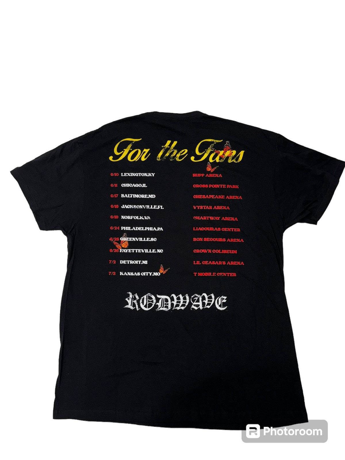 Other Rod Wave “For The Fans Tour” Graphic Tee Size US XXL / EU 58 / 5 - 2 Thumbnail