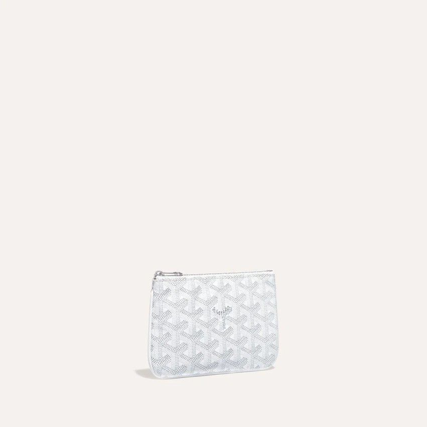 Sena Clutch Mini White in Silver, Men's