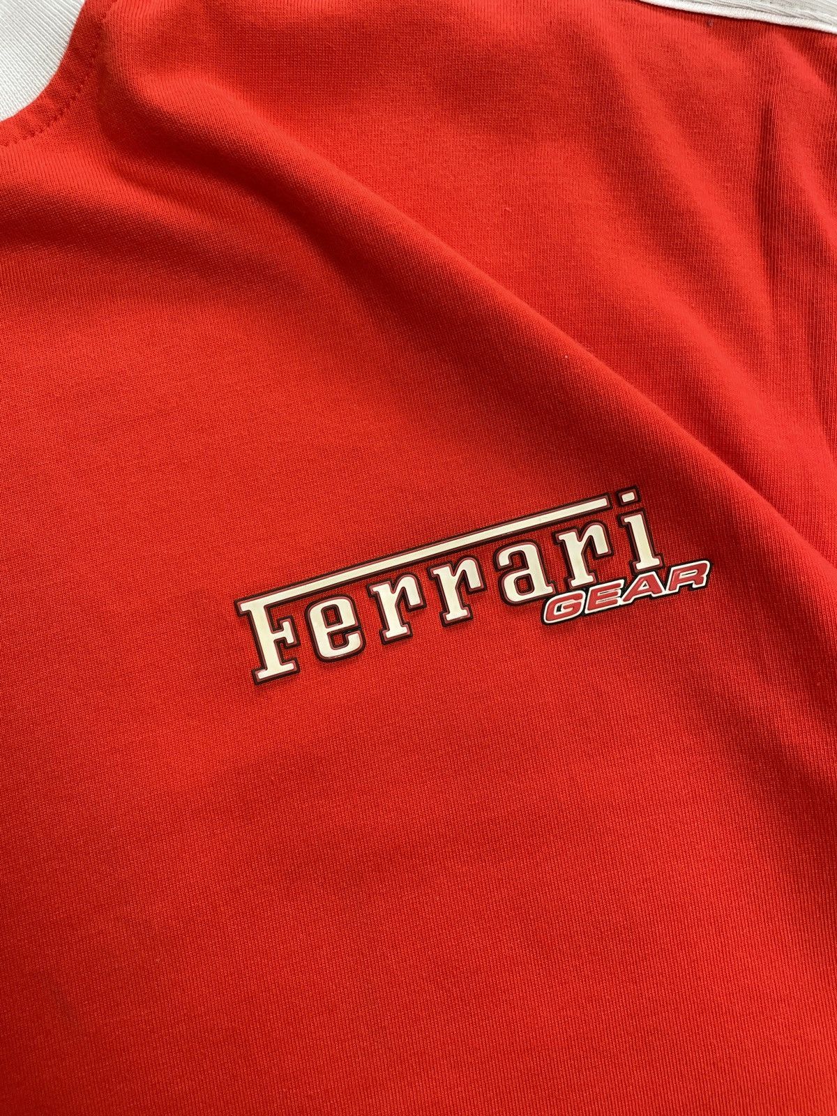 Ferrari Vintage Ferrari Racing Red Rugby Sweatshirt Formula Uno Size US M / EU 48-50 / 2 - 9 Thumbnail
