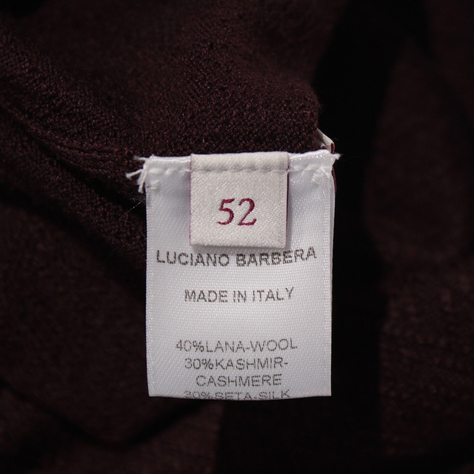 Luciano Barbera Luciano Barbera Sweater Size US L in Red Size US L / EU 52-54 / 3 - 8 Thumbnail