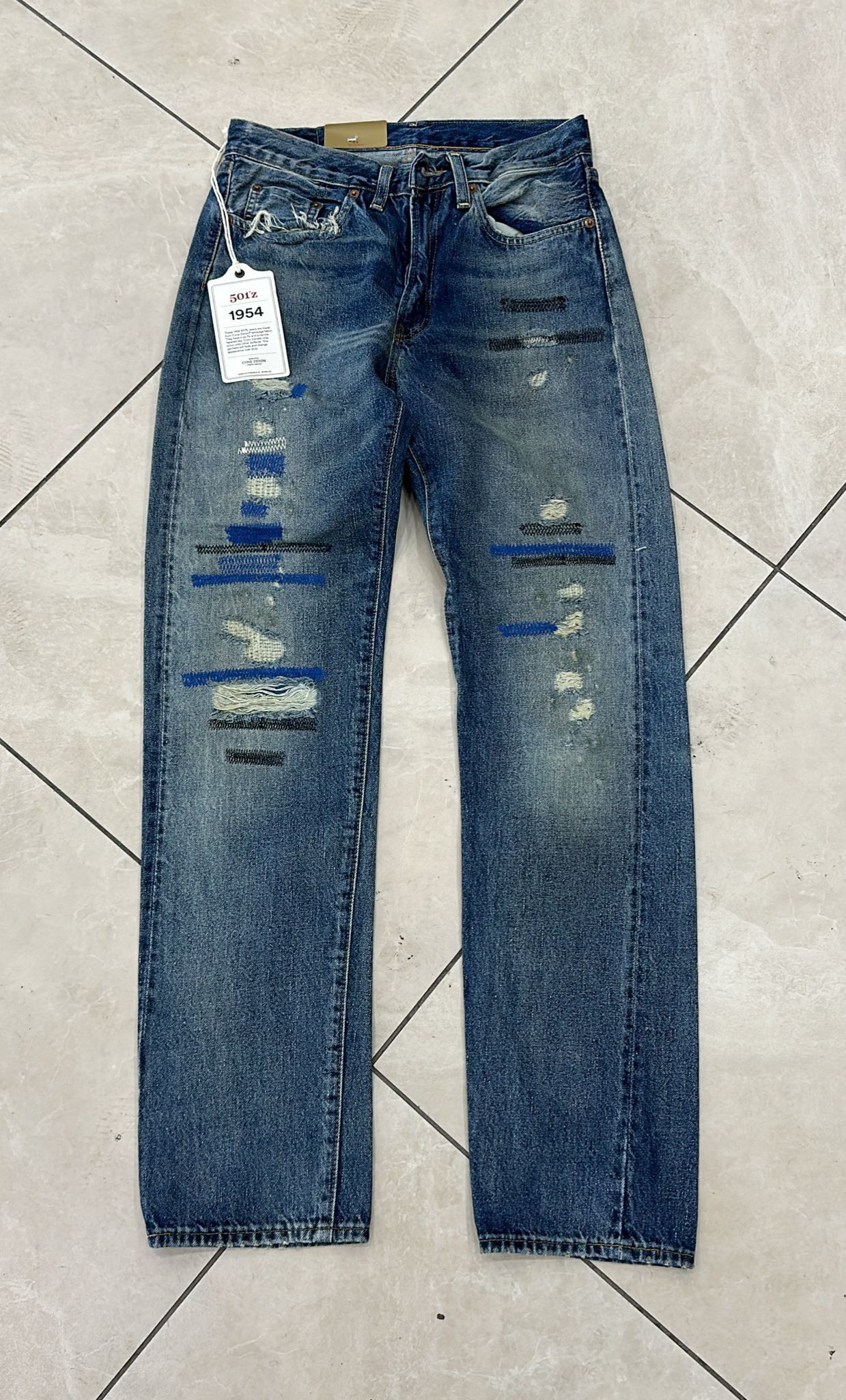 Levi's Vintage Clothing LVC Levi's Vintage Clothing 1954 501Z XX BigE Selvedge Jeans Size US 29 - 1 Thumbnail