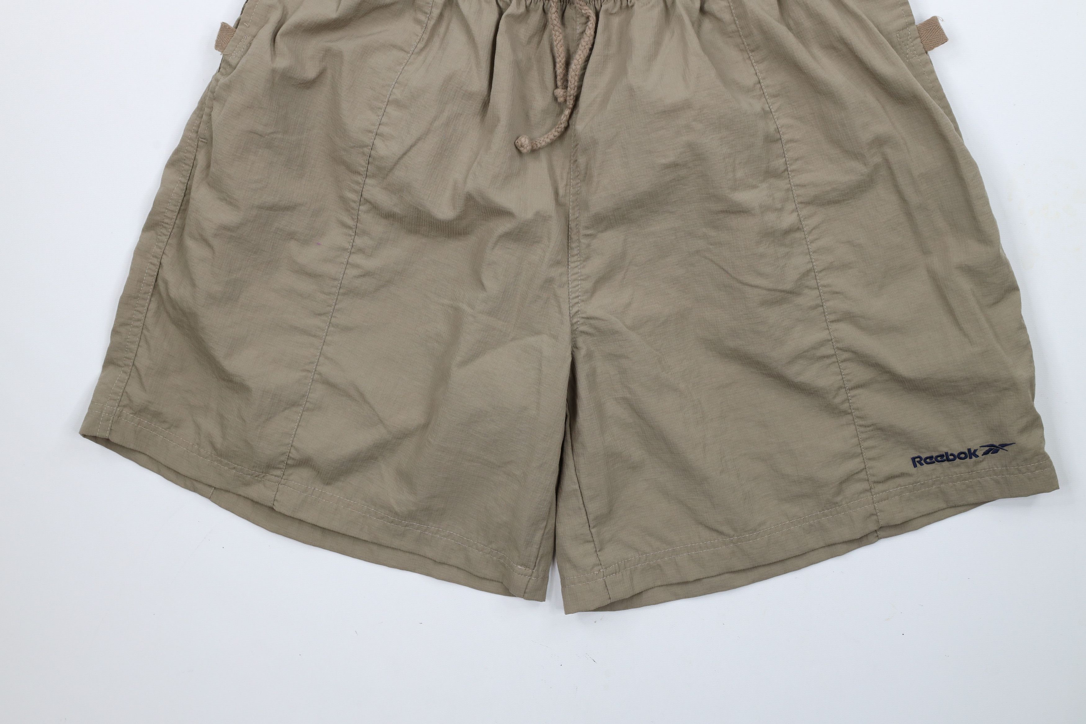 Reebok × Vintage Vintage 90s Reebok Out Ripstop Above Knee Shorts Baggies Size US 34 / EU 50 - 4 Thumbnail