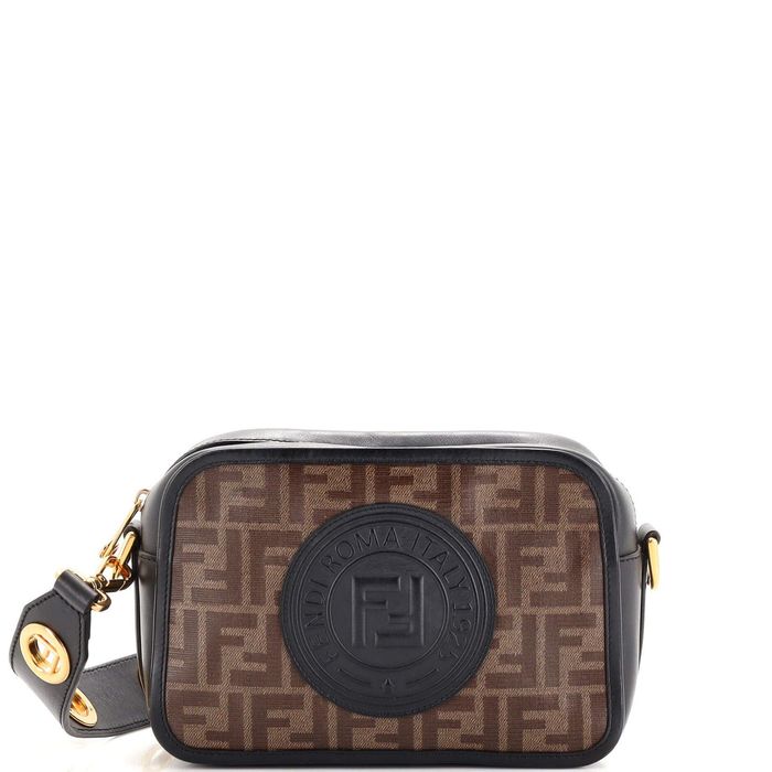 Fendi F is Fendi Logo Stamp Camera Bag Zucca Coated Canvas Small Grailed