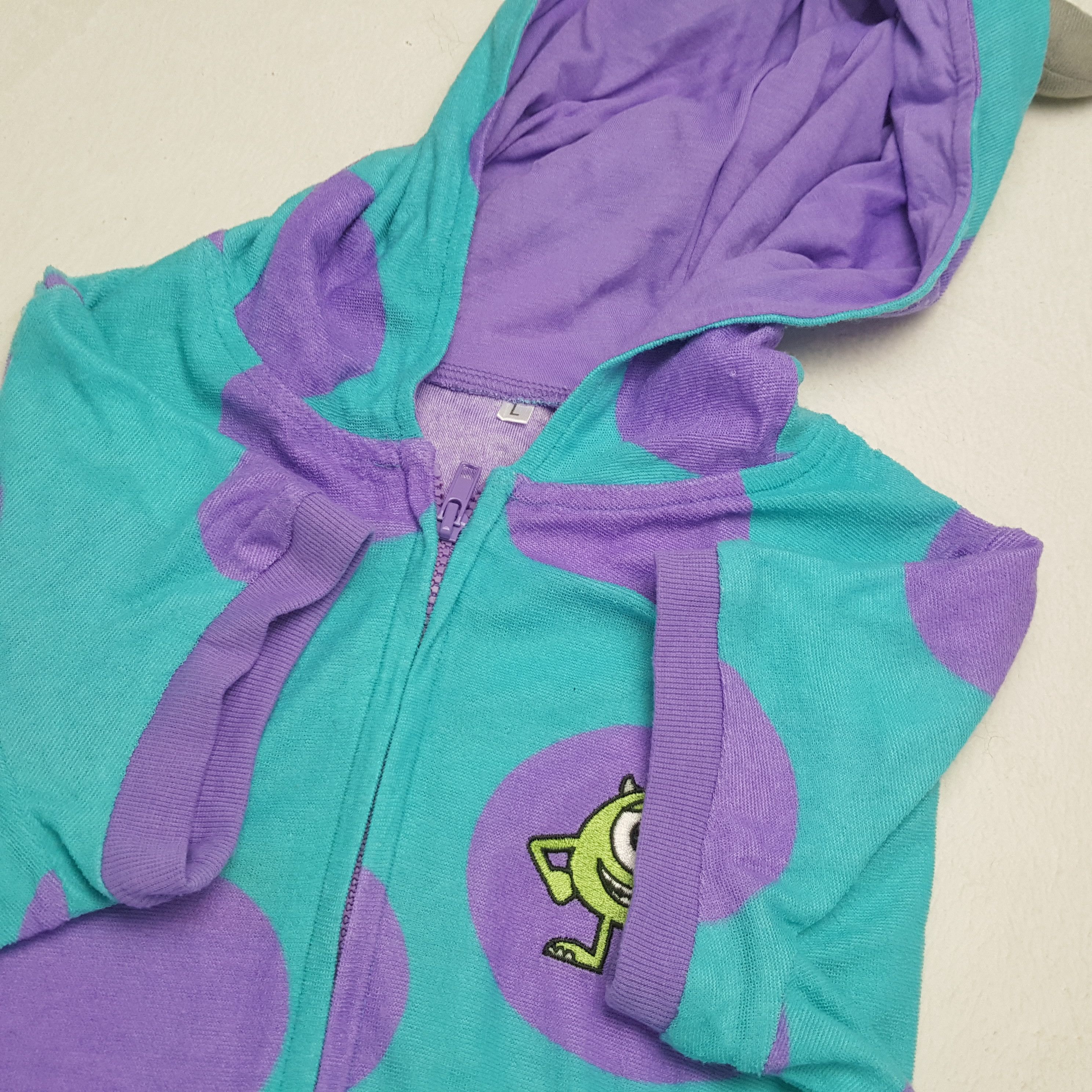 Disney × Vintage MONSTER DISNEY Cartoon Character Costume Hoodies Size XS / US 0-2 / IT 36-38 - 9 Thumbnail