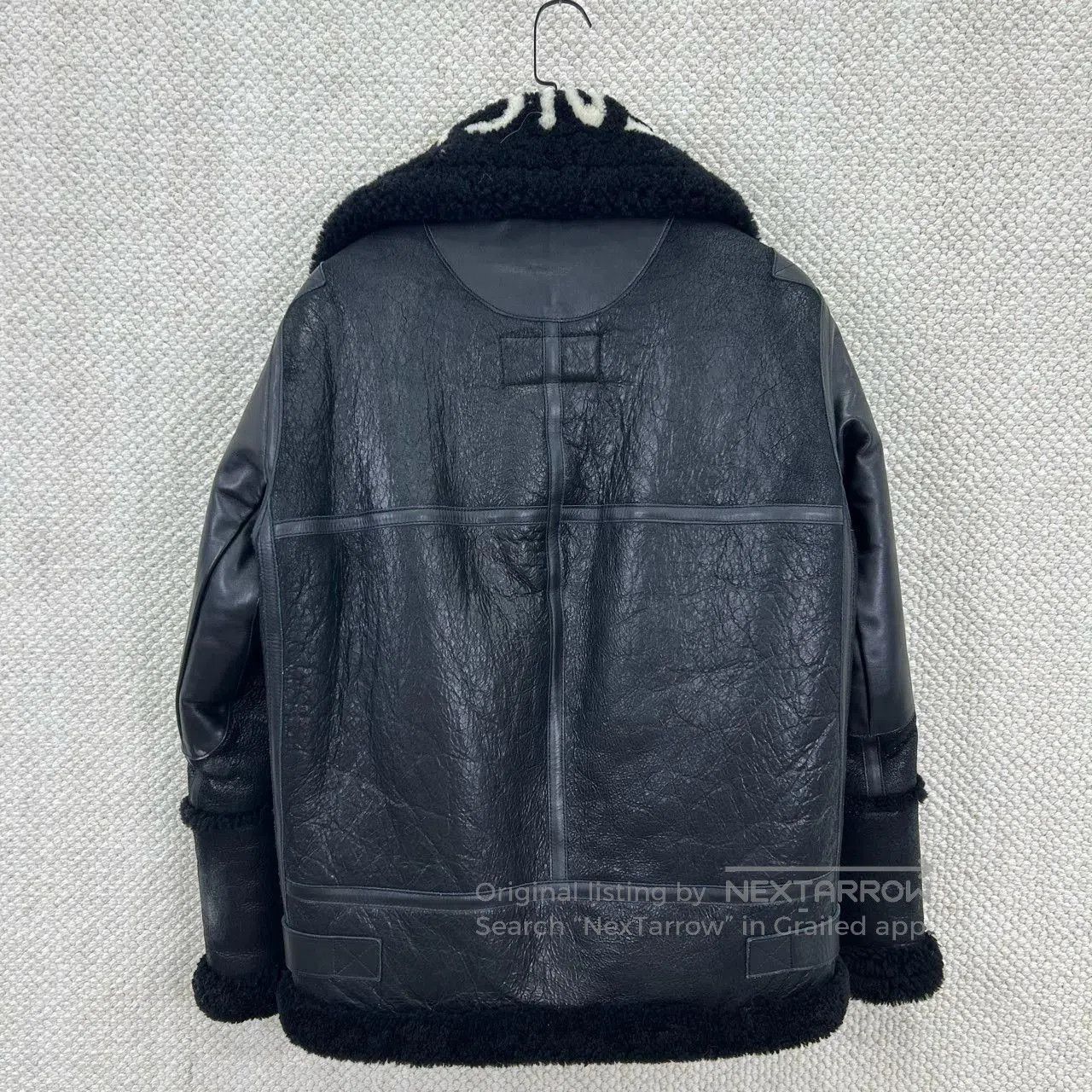 Balenciaga balenciaga black leather jacket with plush lining. Size XS / US 0-2 / IT 36-38 - 2 Thumbnail