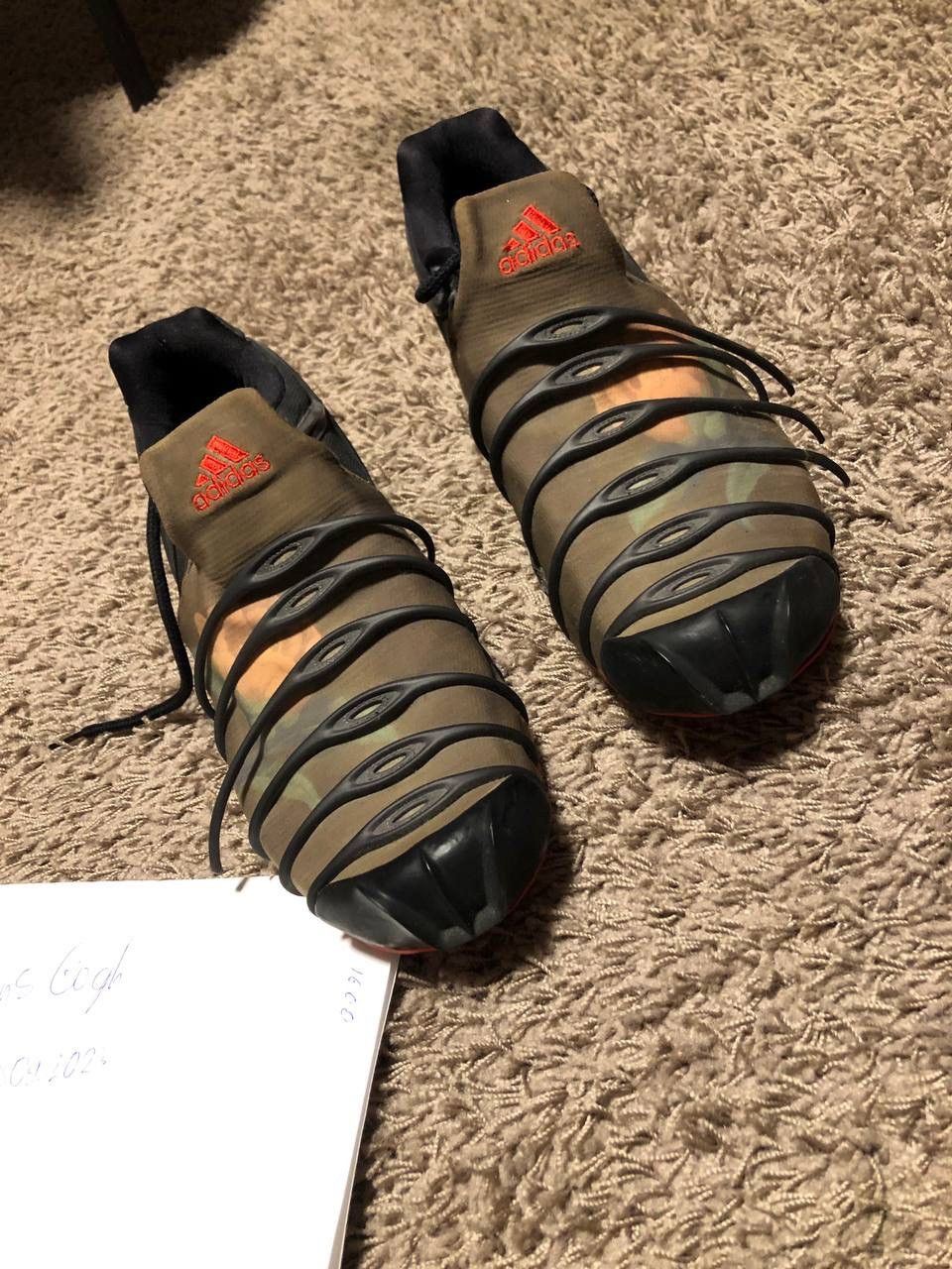 Y-3 × Yohji Yamamoto Yohji Yamamoto AW01 Tenet Flower Adidas Black Size US 8 / EU 41 - 3 Thumbnail