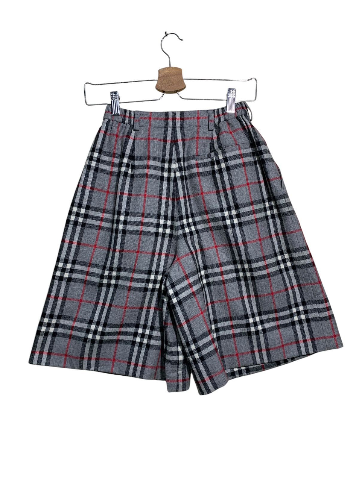 Burberry × Burberry Prorsum 🔥VTG BURBERRY NOVACHECK SHORTS PANTS WIDE Size US 27 - 6 Thumbnail