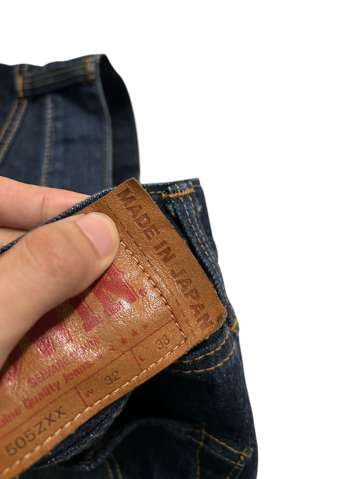 Japanese Brand × Kapital × Vintage Edwin Selvedge Vintage Japanese Short Denim jeans Size US 33 - 8 Thumbnail
