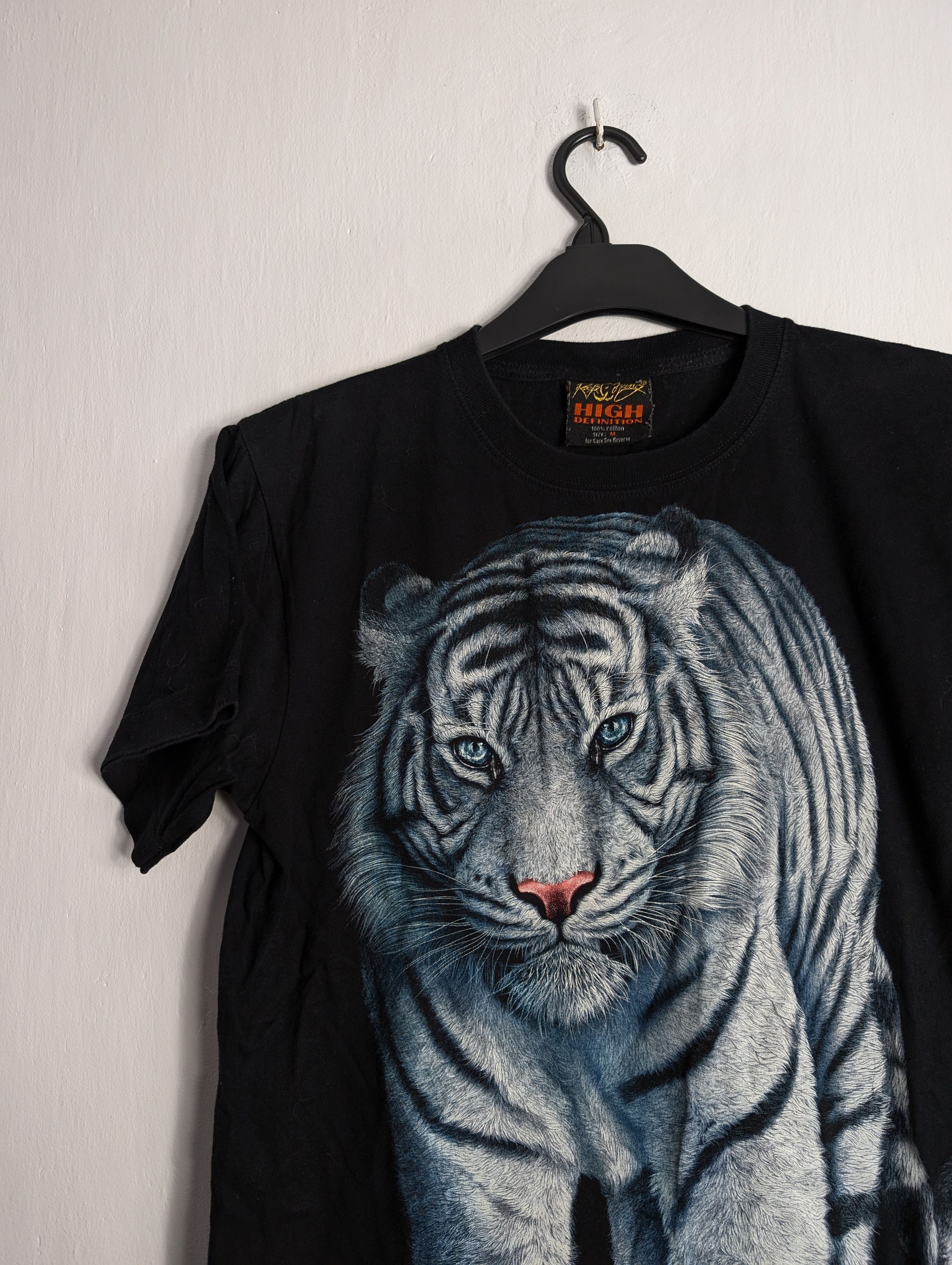 Vintage Vintage White Tiger Graphic Tee Size US M / EU 48-50 / 2 - 2 Thumbnail