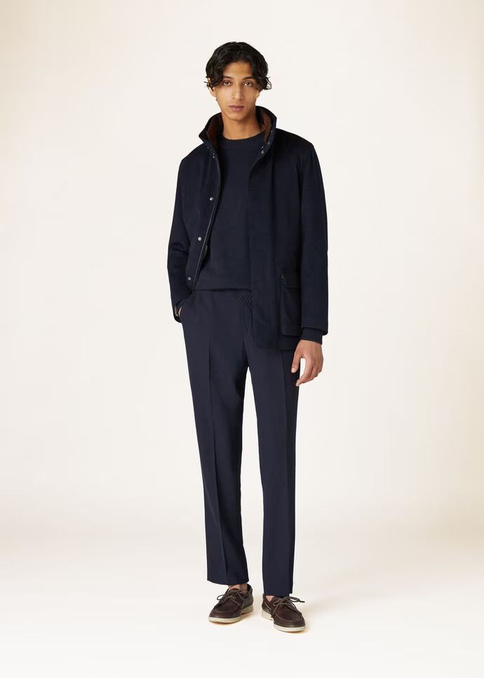Loro Piana o1srvl11e0424 Winter Voyager in Dark Blue Size US XL / EU 56 / 4 - 6 Thumbnail