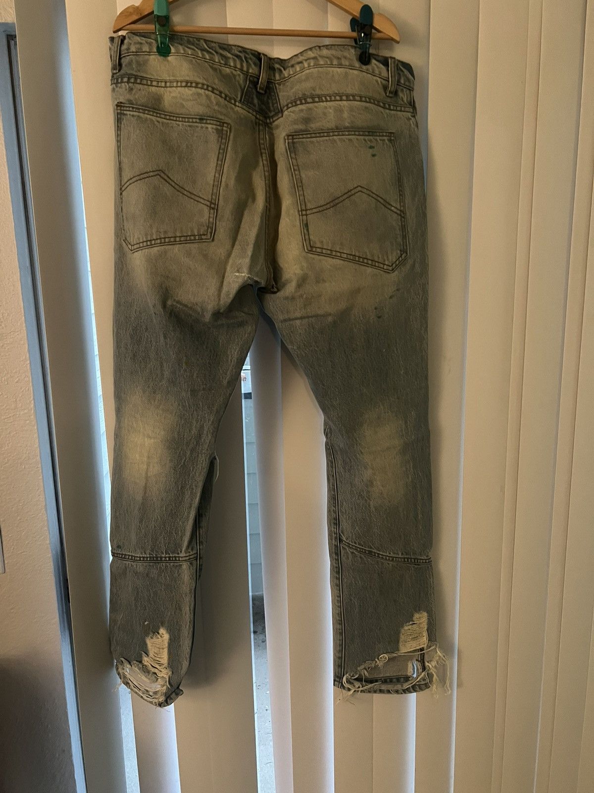 Rhude RHUDE Distressed Denim Size US 36 / EU 52 - 2 Thumbnail