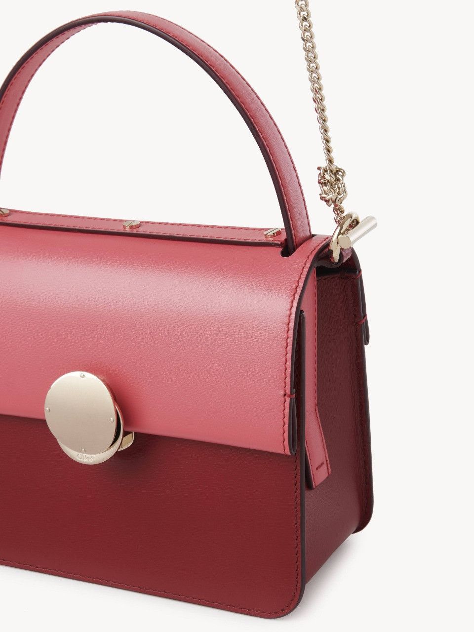 Chloe o1loc1c1024 Penelope Small Top Handle Bag in Red Size ONE SIZE - 4 Thumbnail