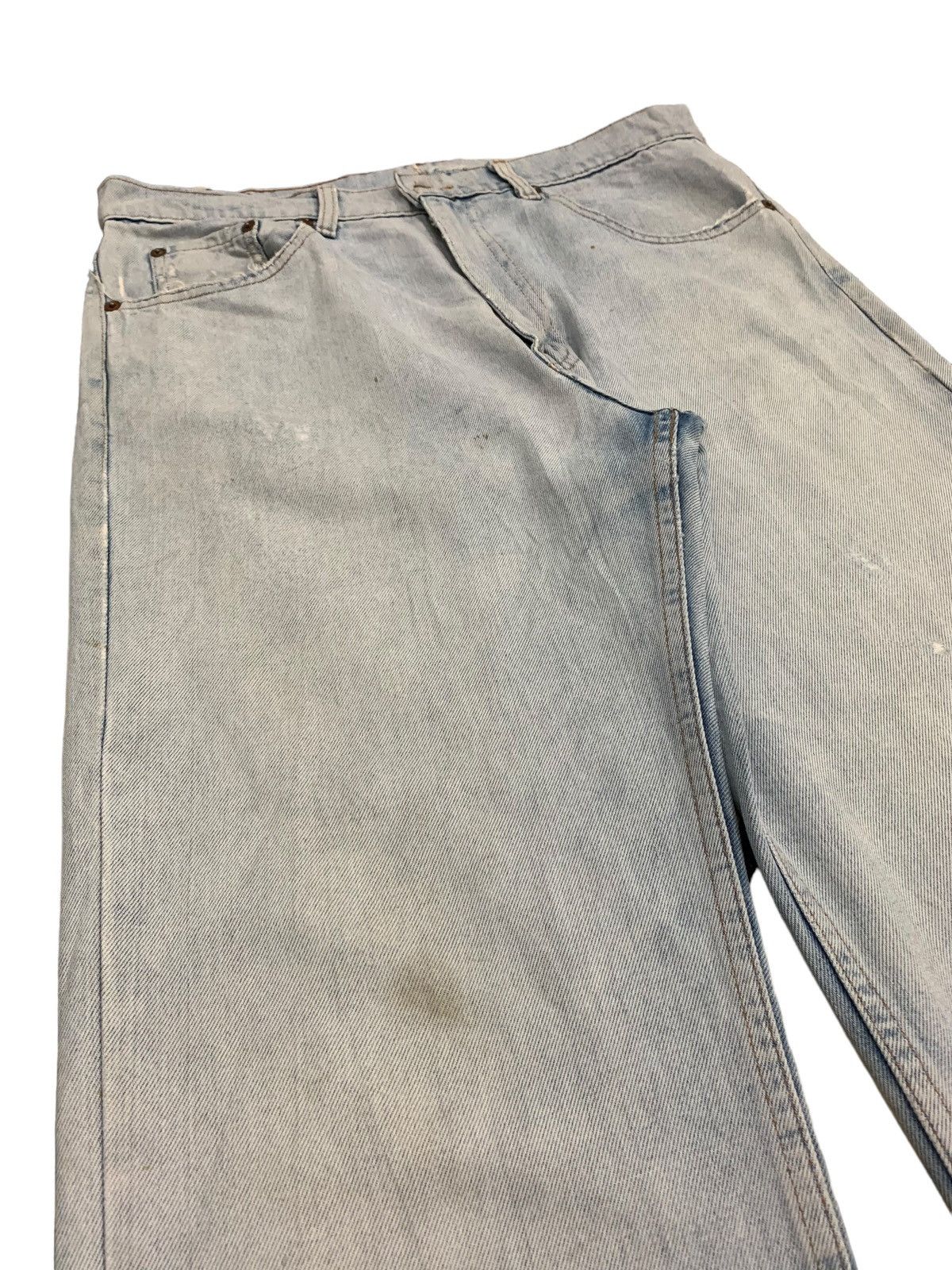 Levi's Vintage Levis 515 Light Wash Distressed Denim (AC48) Size US 32 / EU 48 - 7 Thumbnail