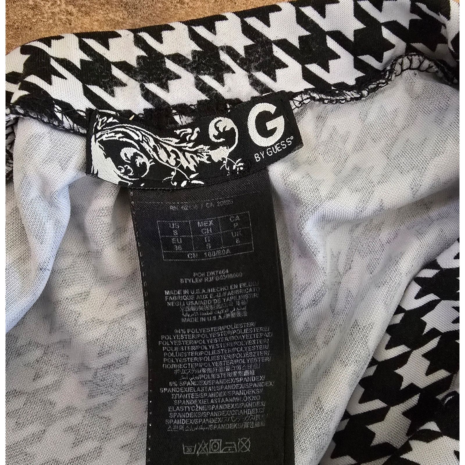Guess Black White | G BY GUESS | Detailed Legging Size 27" / US 4 / IT 40 - 3 Thumbnail