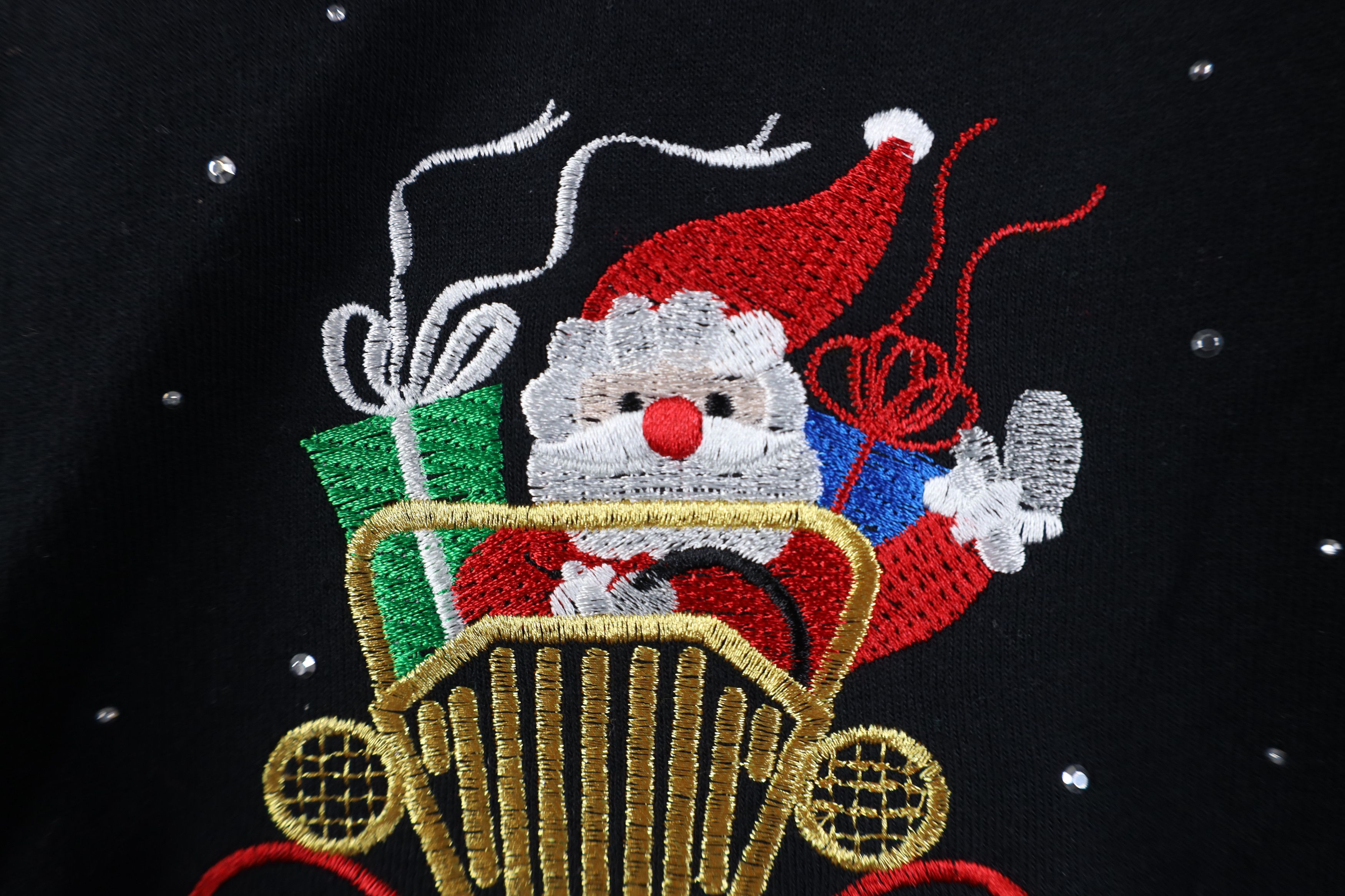 Vintage Deadstock Vintage 90s Christmas Santa Claus Sweatshirt Size L / US 10 / IT 46 - 6 Thumbnail